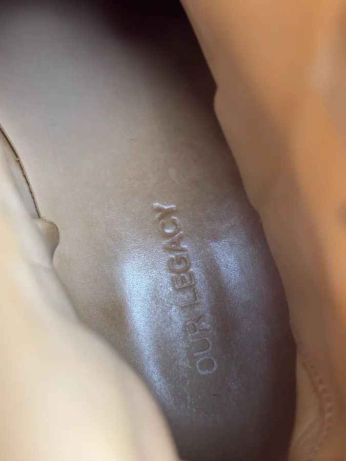 Our Legacy Our Legacy Daimyo Camel Leather Boots Size US 9 / EU 42 - 7 Thumbnail