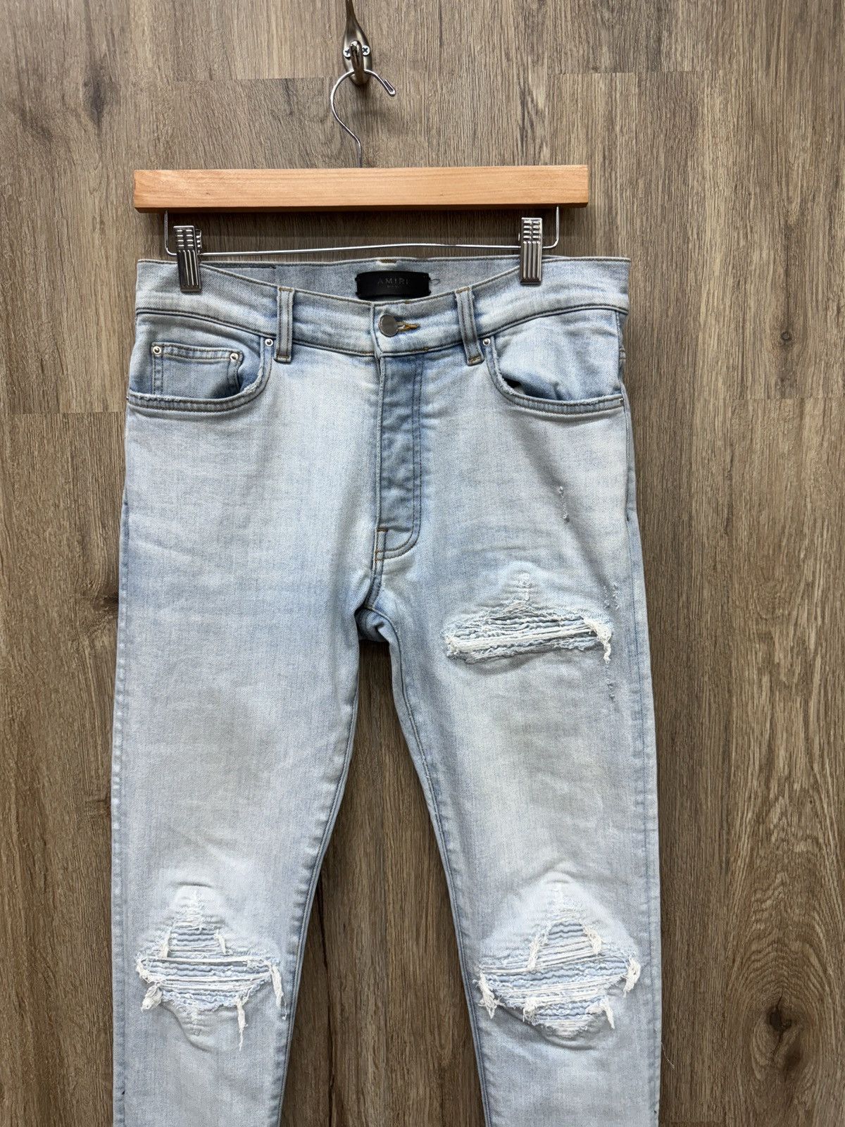 Amiri Amiri MX1 Denim baby Blue Patch Size US 30 / EU 46 - 2 Thumbnail
