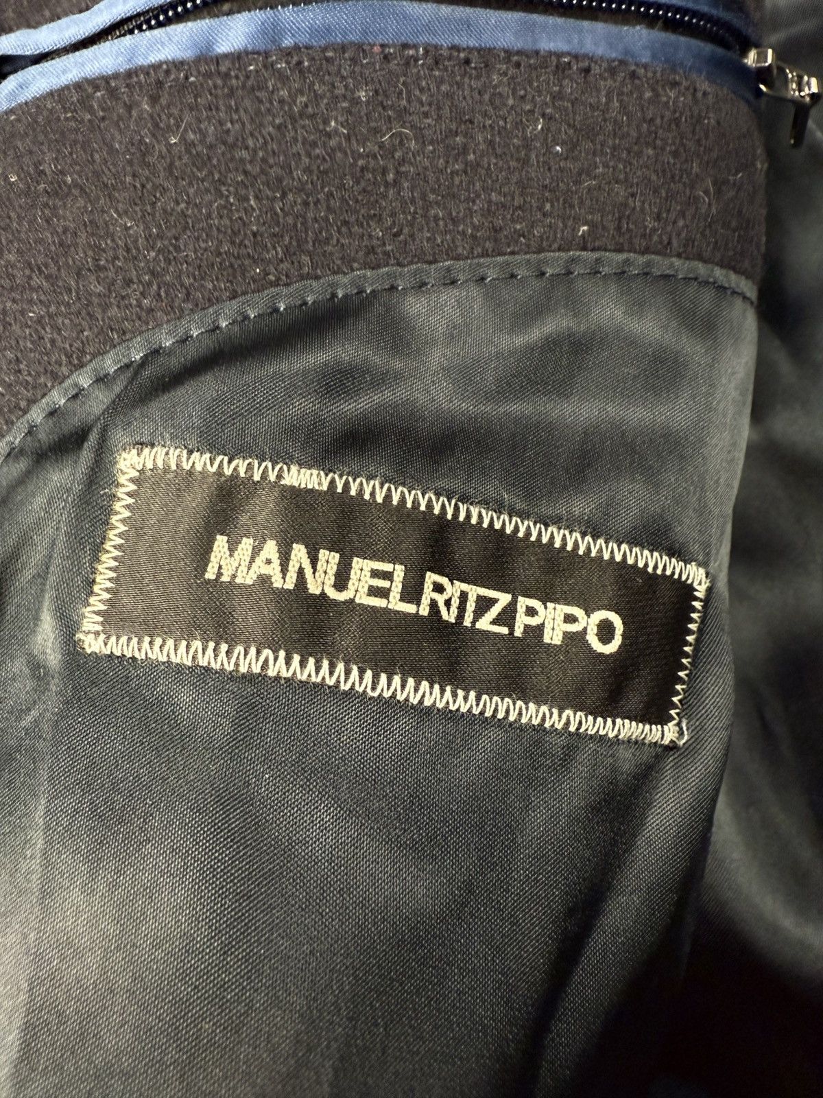 Manuel Ritz Manuel Ritz Black Wool Blend Double Breasted Coat Size 52 Size US M / EU 48-50 / 2 - 6 Thumbnail