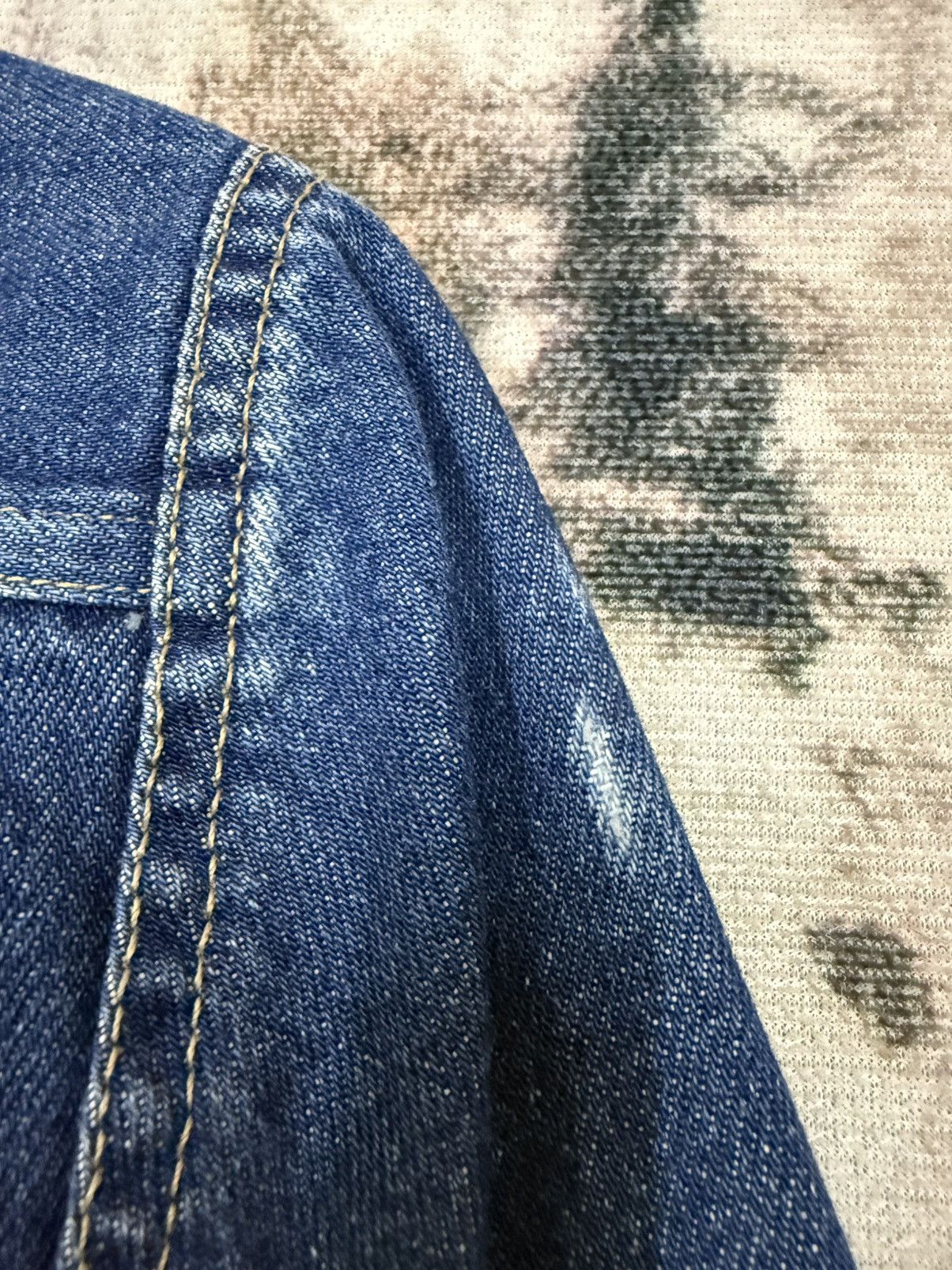 Japanese Brand × Norma Kamali × Vintage Norma Kamali Denim Bomber Jacket Size S / US 4 / IT 40 - 15 Thumbnail