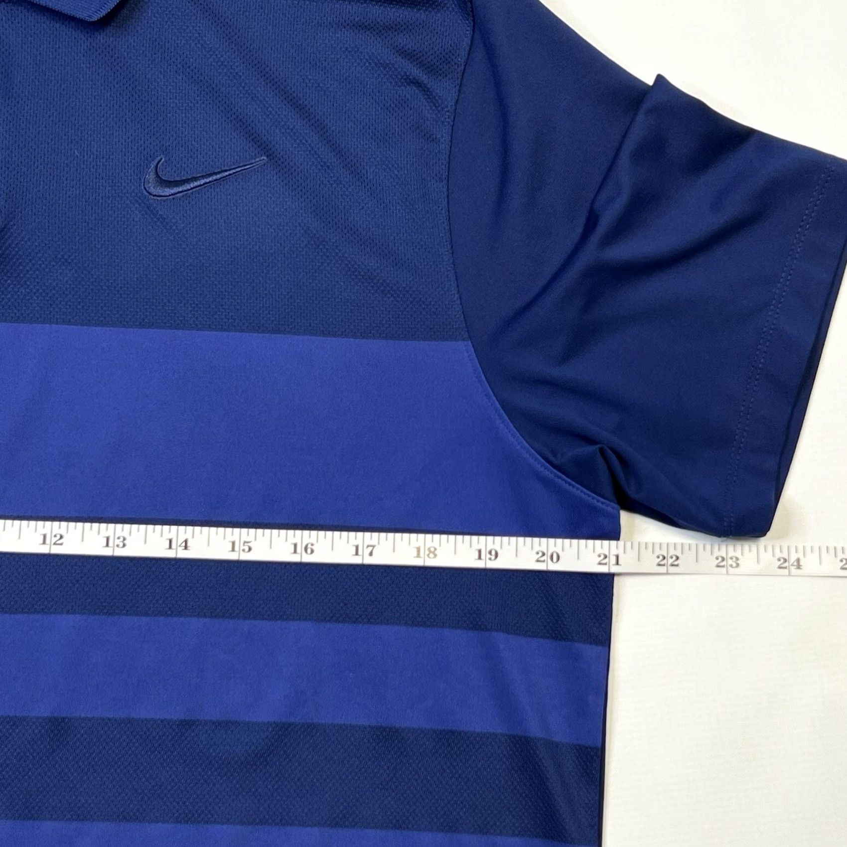 Nike Nike Dri-FIT Vapor Polo Shirt Mens Medium Blue Striped Golf BV0474-492 Size US M / EU 48-50 / 2 - 5 Thumbnail