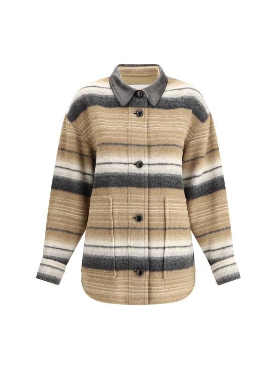 ジャケット ISABEL MARANT ETOILE Women Jackets MA0367FAC1D02E 50CM BROWN ISABEL MARANT ETOILE Women Jackets MA0367FAC1D02E 50CM BROWN