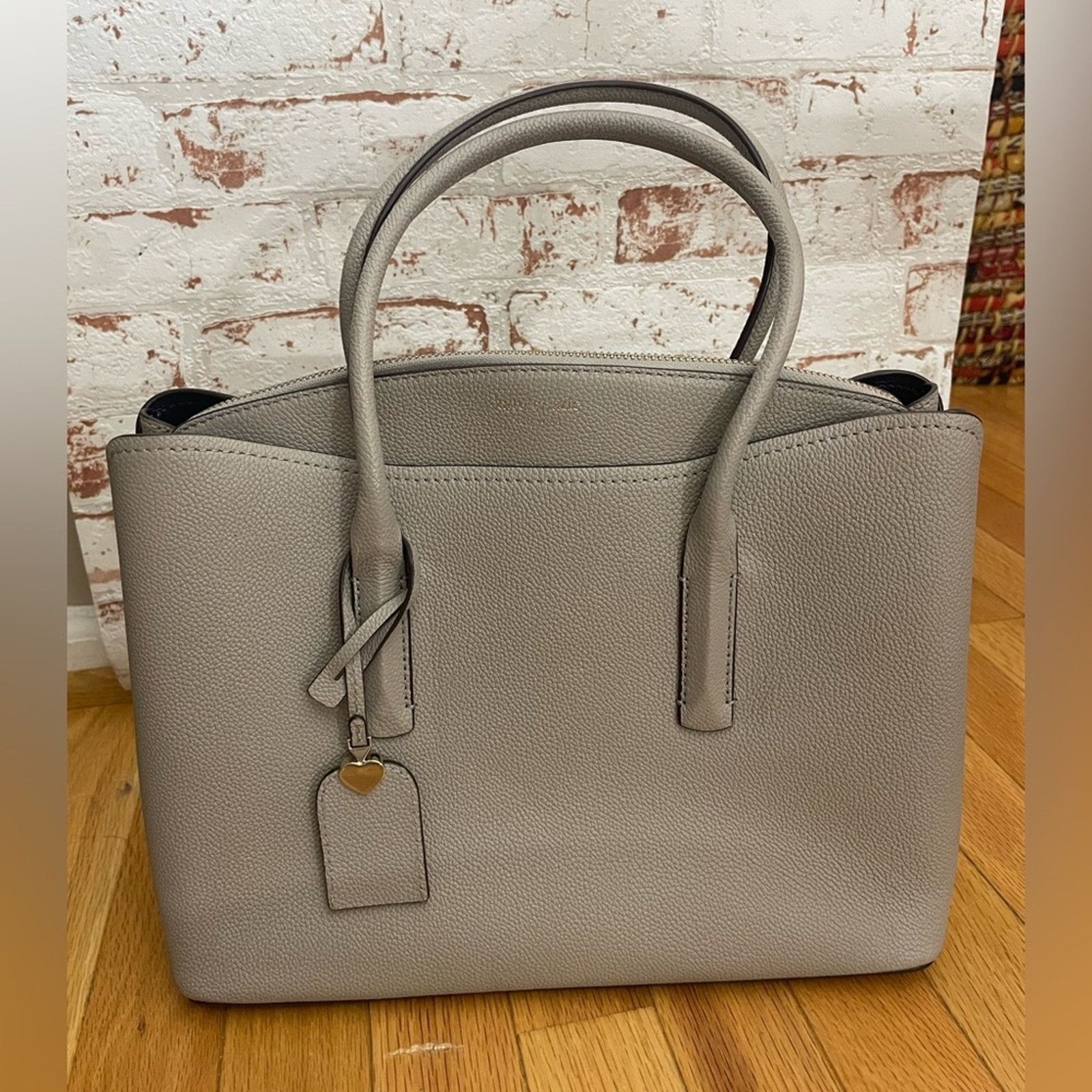 Kate Spade Kate Spade Elegant Gray Satchel Size ONE SIZE - 1 Thumbnail