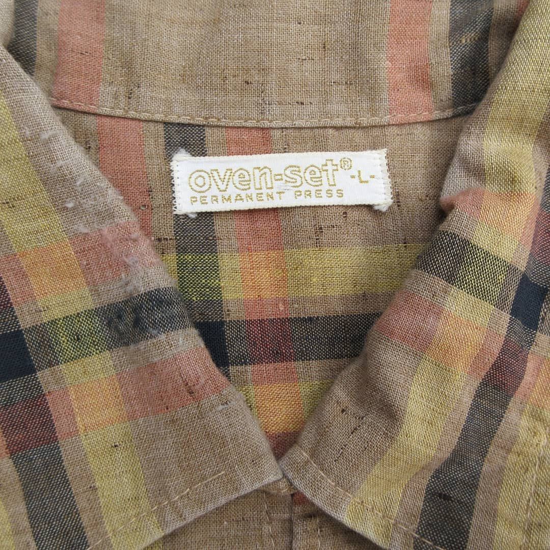 Vintage Vintage Old Sharp Madrass Shirt Checkered window pane Size US M / EU 48-50 / 2 - 4 Thumbnail