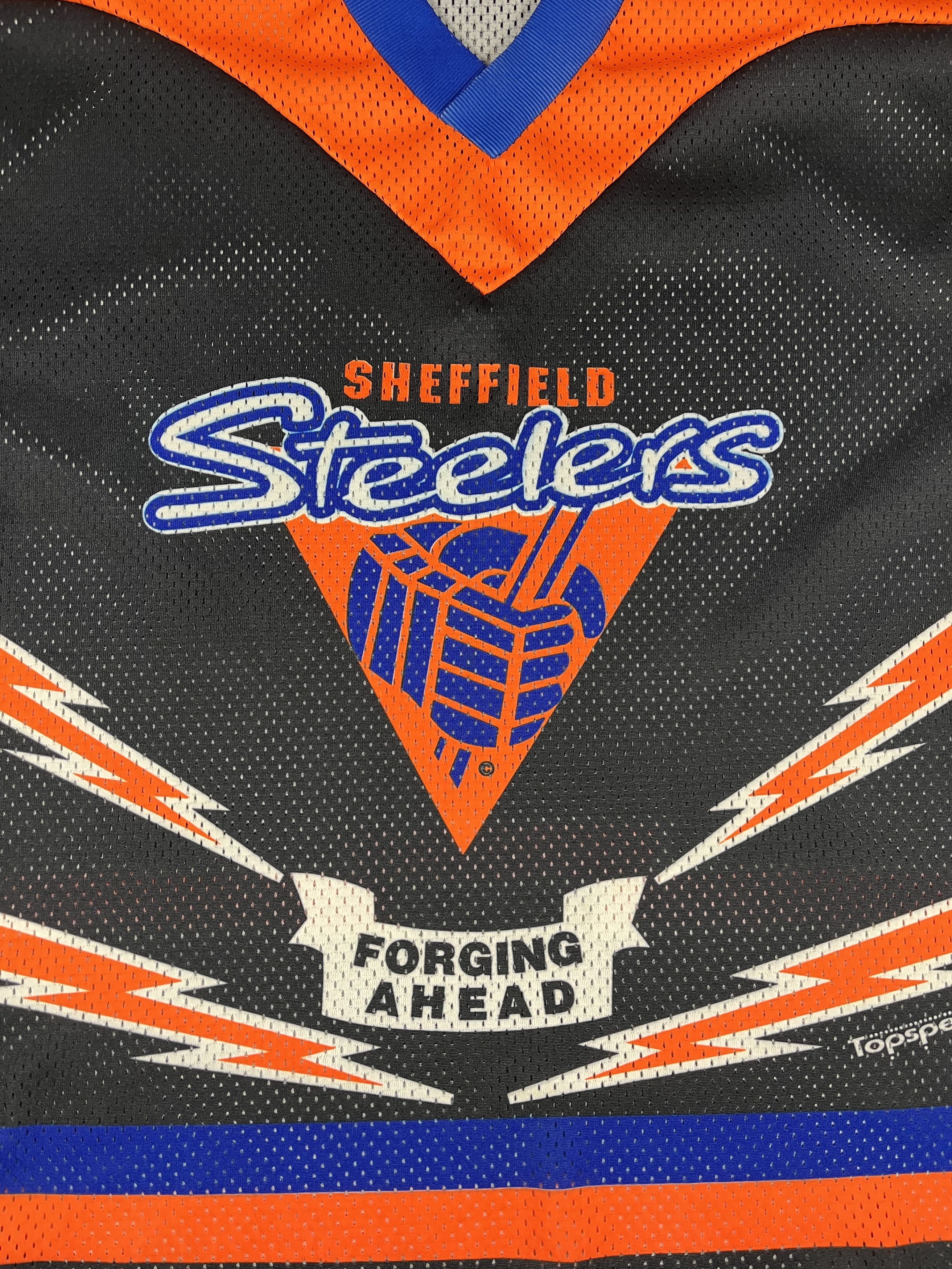 NHL × Vintage Vintage Sheffield Steelers Hockey Jersey 1993/1994 90s Size US M / EU 48-50 / 2 - 4 Thumbnail