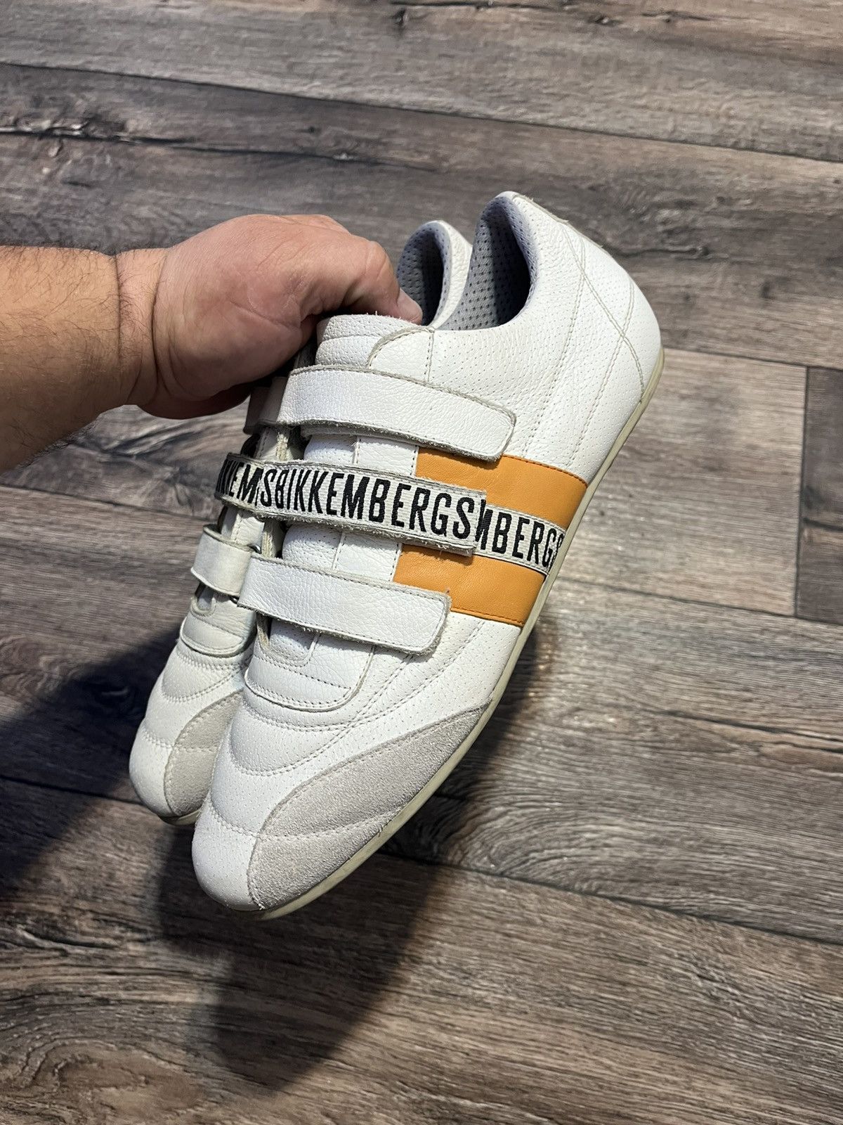 Dirk Bikkembergs Dirk Bikkembergs White Leather Sneakers US11,5 Size US 11 / EU 44 - 3 Thumbnail