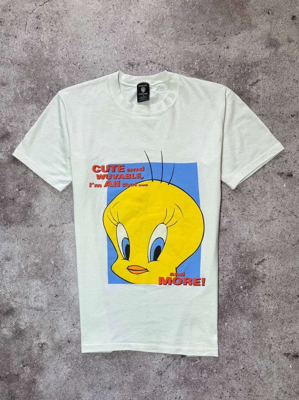Vintage × Warner Bros Vintage 1995 Tweety Tee Looney Tunes Warner Bros. T-Shirt Size US L / EU 52-54 / 3 - 1 Thumbnail