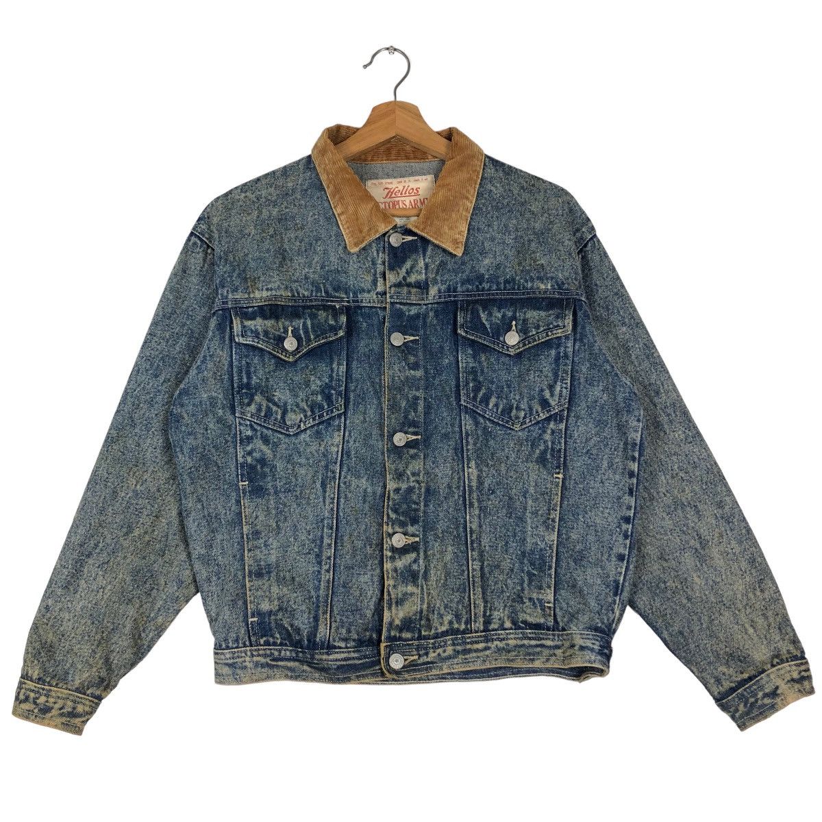 Japanese Brand 🔥90’s Vintage Denim Chore Jacket Octopus Army Issey Miyake Size US M / EU 48-50 / 2 - 1 Thumbnail