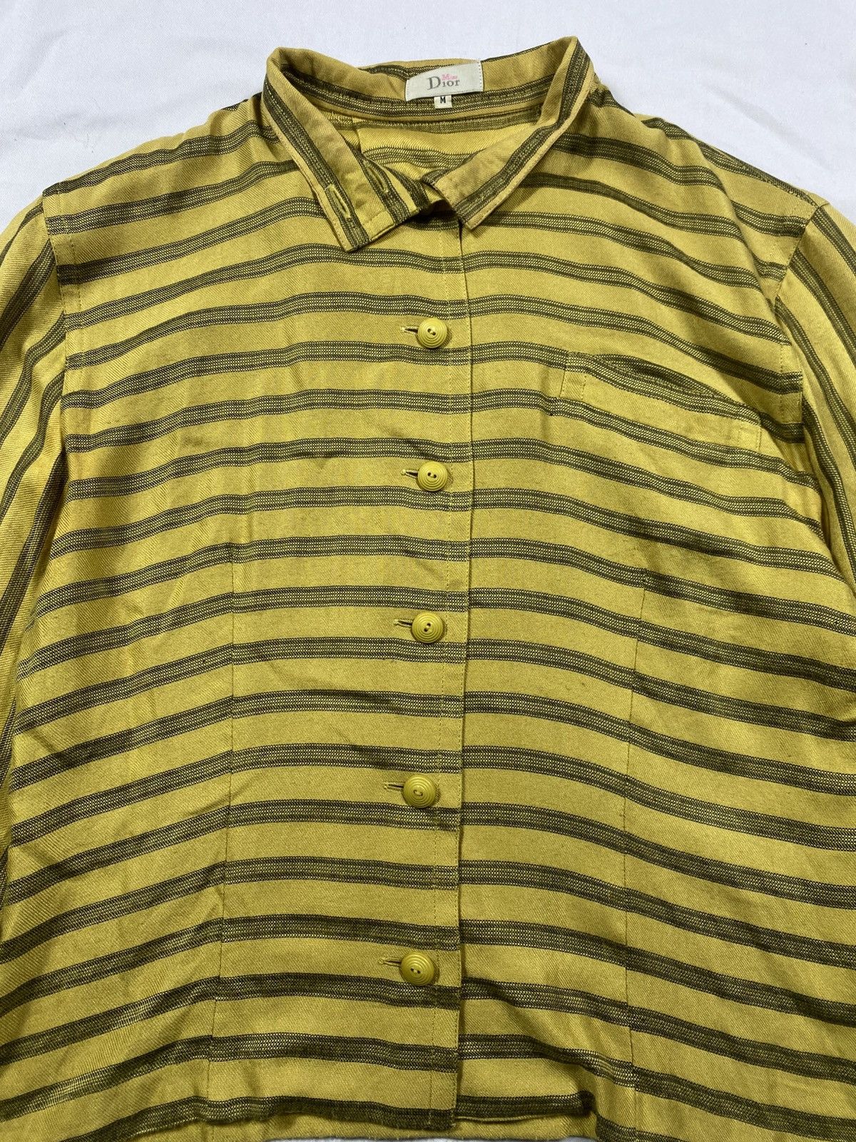 Dior Dior Stripe button Long Slevee Size M / US 6-8 / IT 42-44 - 4 Thumbnail