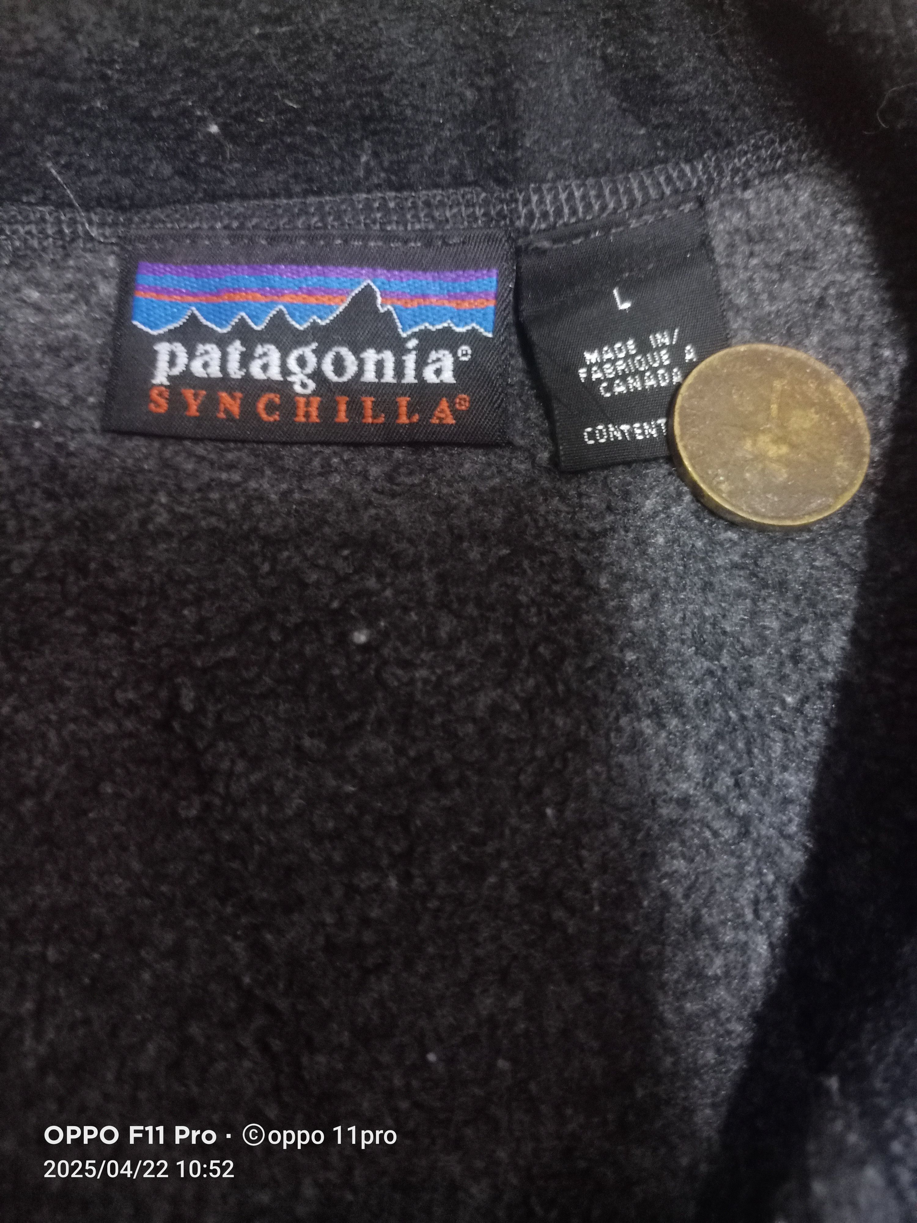 Patagonia × Vintage Patagonia Vintage Fleece Zipper Front Poket Size US L / EU 52-54 / 3 - 3 Thumbnail
