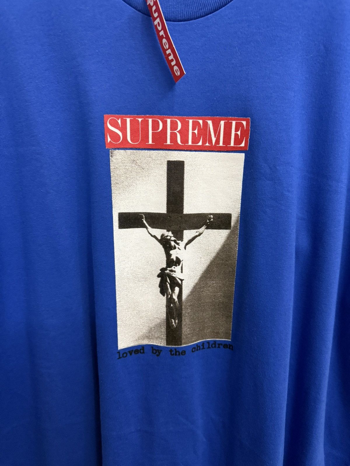 Supreme Supreme Loved By The Children Tee SS20 Blue Size XL Size US XL / EU 56 / 4 - 4 Thumbnail