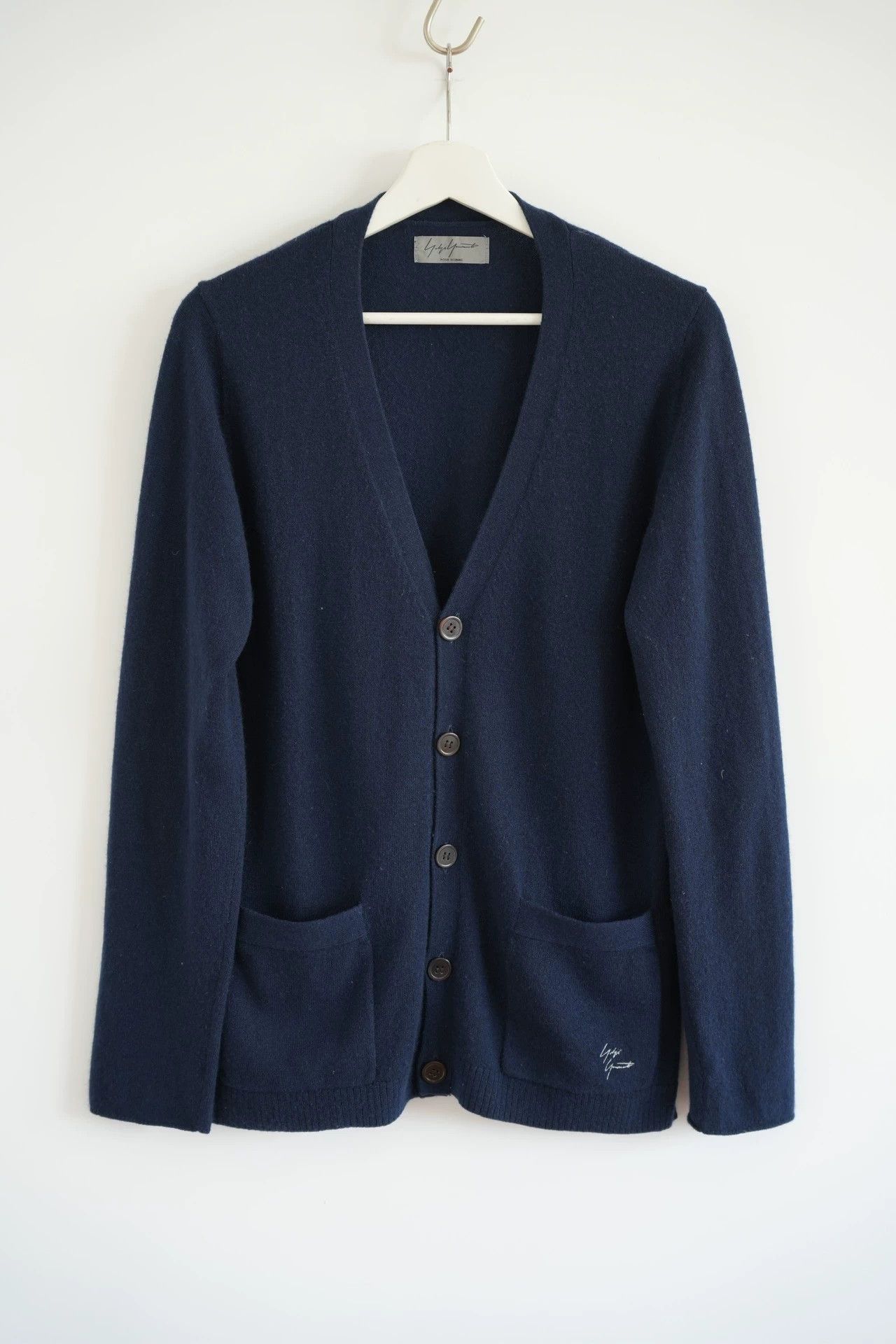 Yohji Yamamoto Yohji Yamamoto 13AW Signature Cashmere Cardigan Size US L / EU 52-54 / 3 - 1 Thumbnail