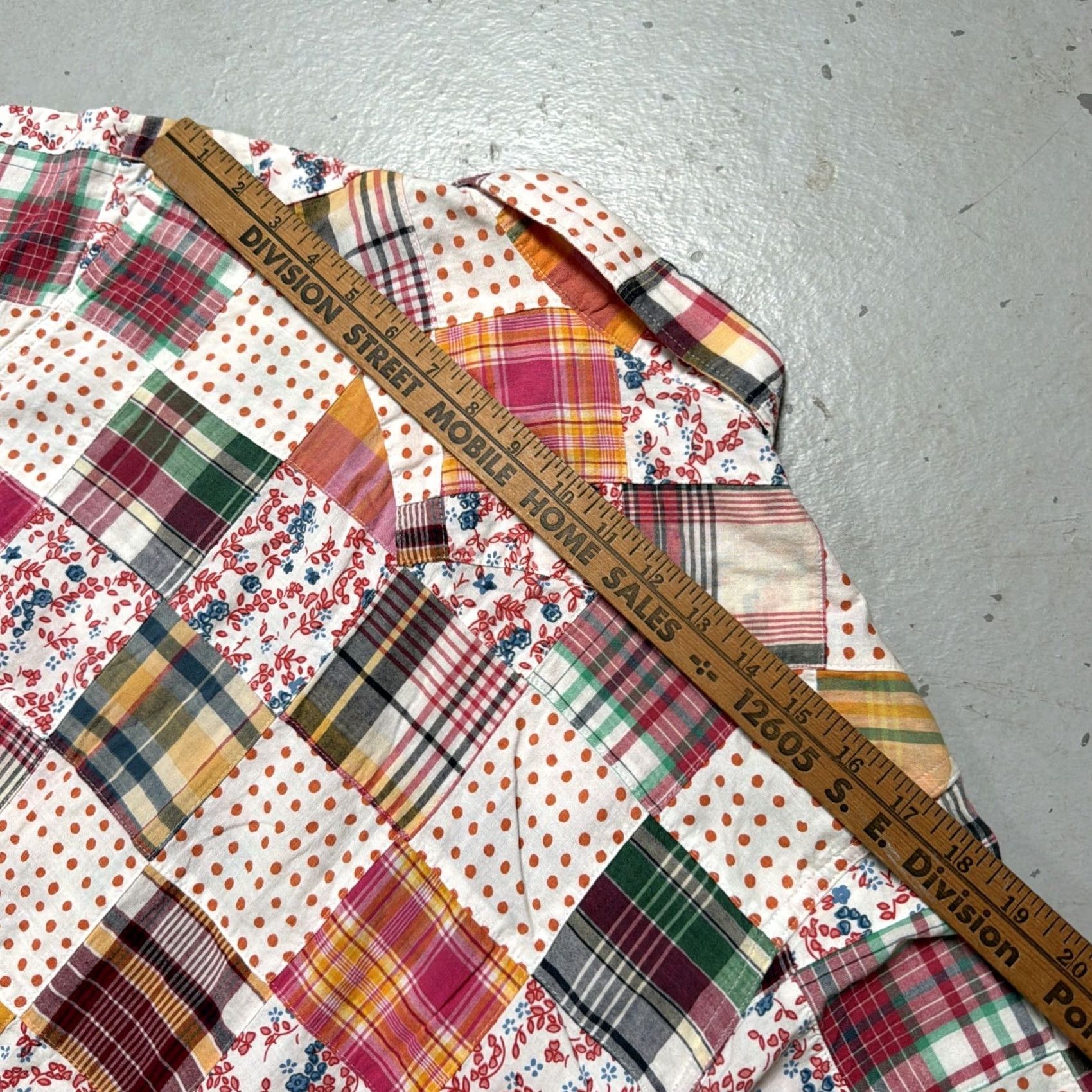 Engineered Garments Engineered Garments Patchwork Button Shirt M - Multicolor Western Style Size US M / EU 48-50 / 2 - 6 Thumbnail