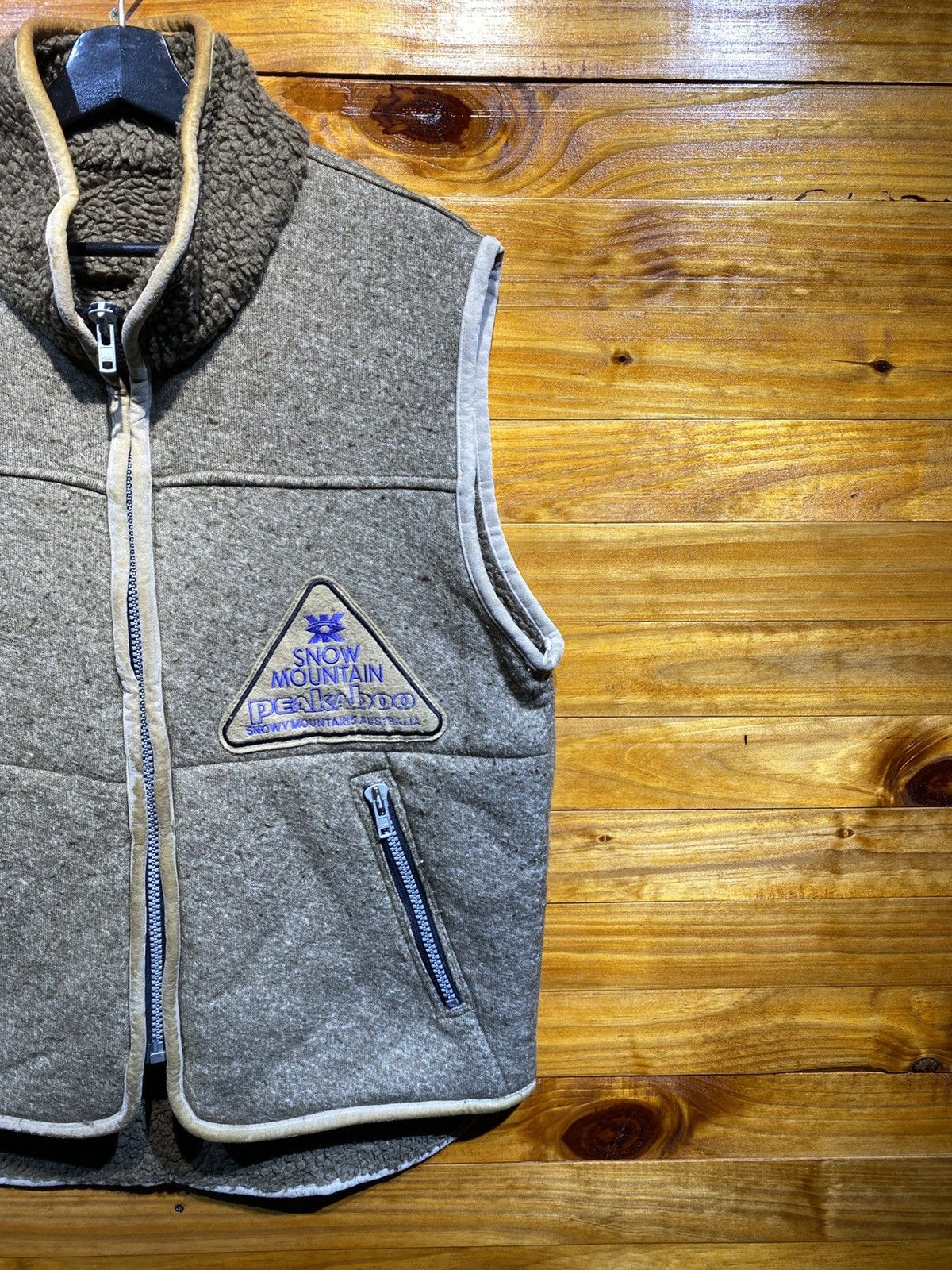Vintage Vintage Peak A Boo by Basil Snow Mountain Fleece Vest Size US M / EU 48-50 / 2 - 6 Thumbnail