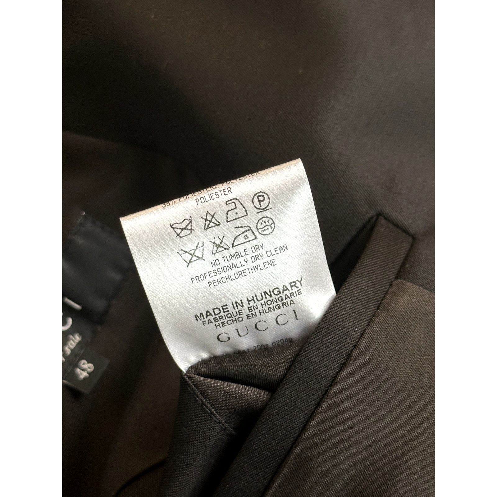 Gucci Gucci Employee Uniform Black Blazer Size 48 - MINT Size XL / US 12-14 / IT 48-50 - 5 Thumbnail