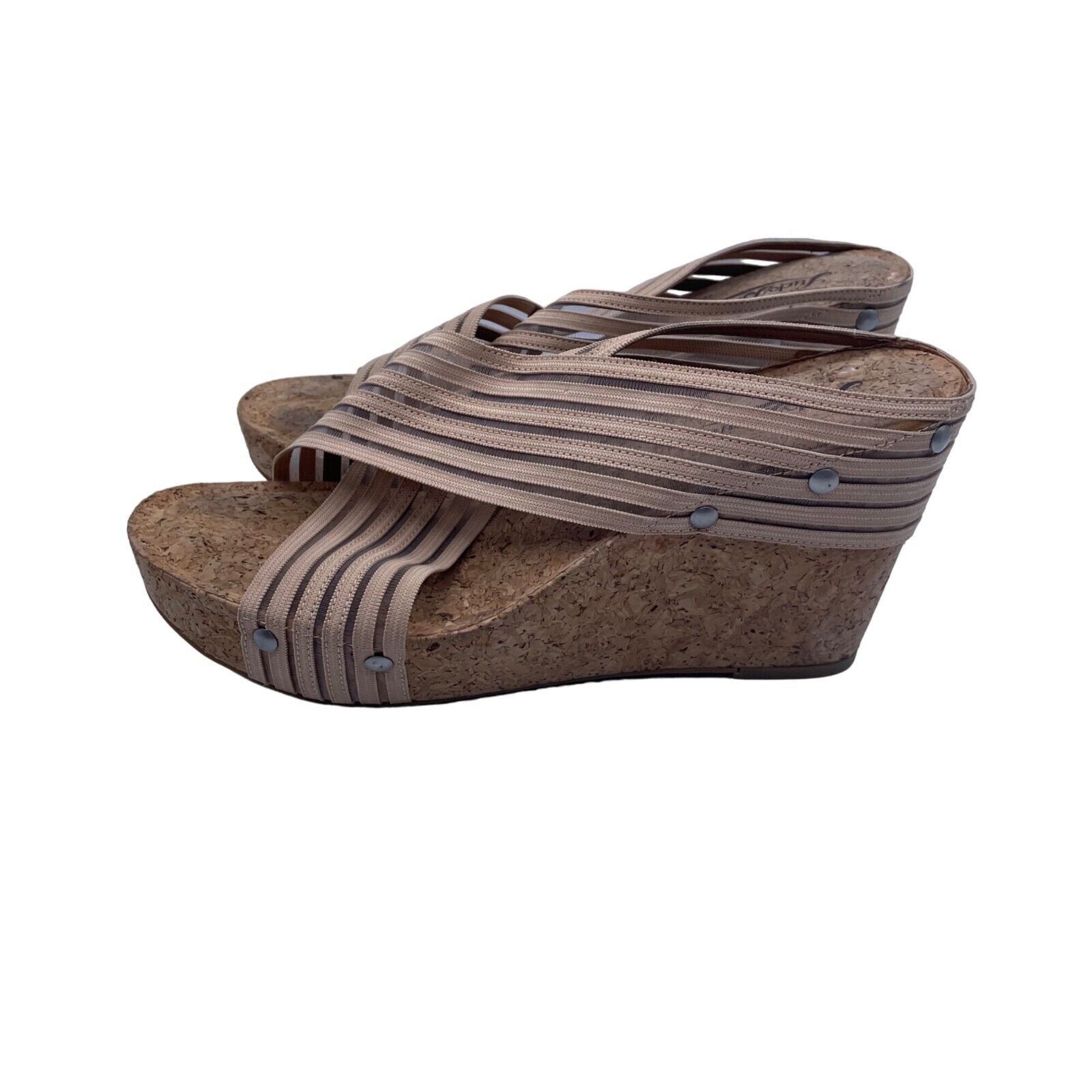 Lucky Brand Lucky Brand Miller 2 Wedge Platform Shoes Cork Sandals 8 Size US 8 / IT 38 - 1 Thumbnail