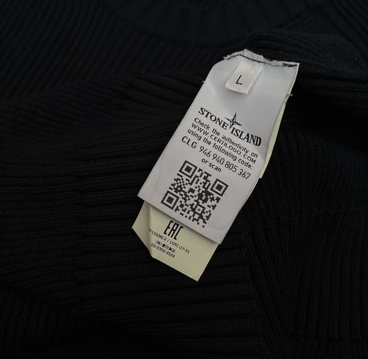 Stone Island knitted stone island Size US L / EU 52-54 / 3 - 8 Thumbnail