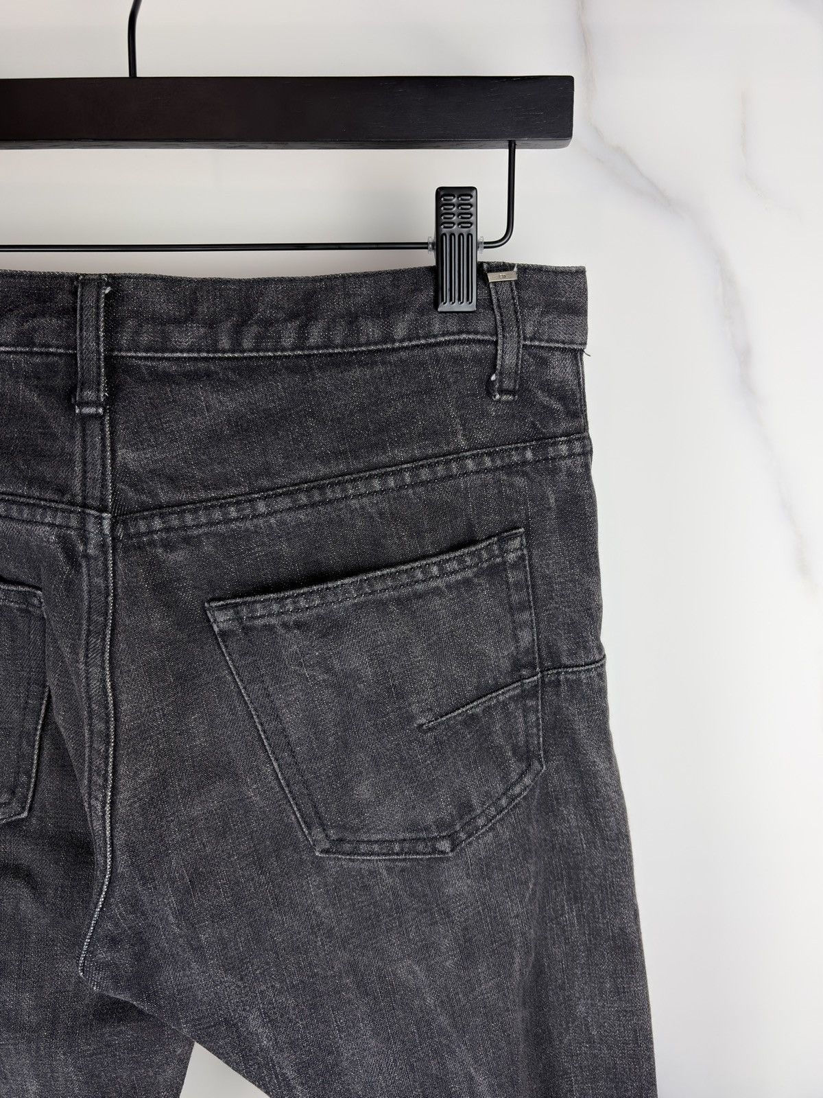Dior SS09 Dior Homme Washed Black Denim Jeans Kris Van Assche Size US 28 / EU 44 - 4 Thumbnail