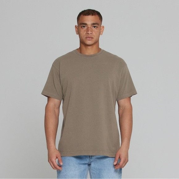 Designer × Talentless NEW TALENTLESS MENS DROP SHOULDER SHIITAKE TEE SZ XL Size US XL / EU 56 / 4 - 2 Thumbnail