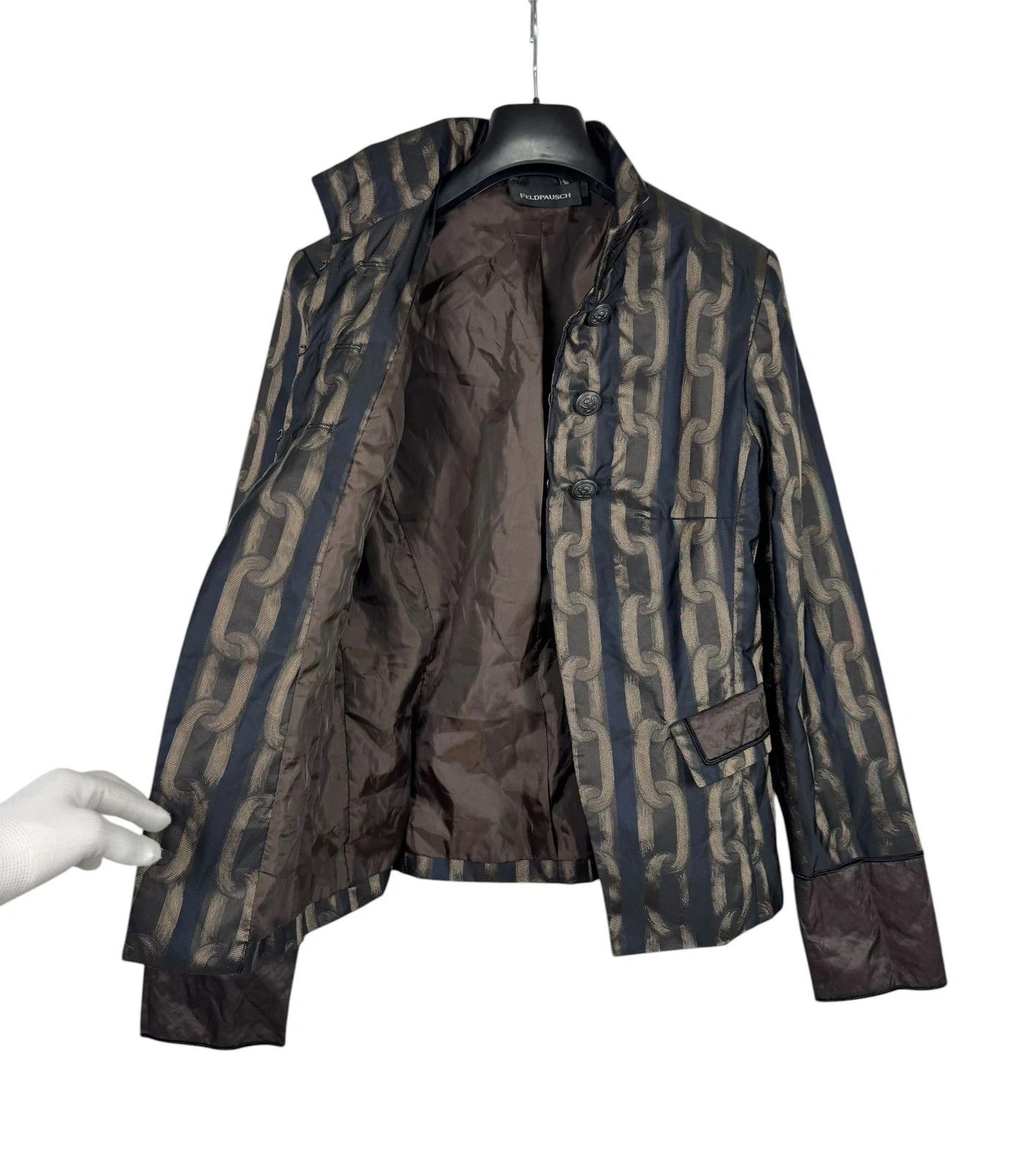 Other Feldpausch Chains Printed Blazer size D36 GB10 Size M / US 6-8 / IT 42-44 - 11 Thumbnail