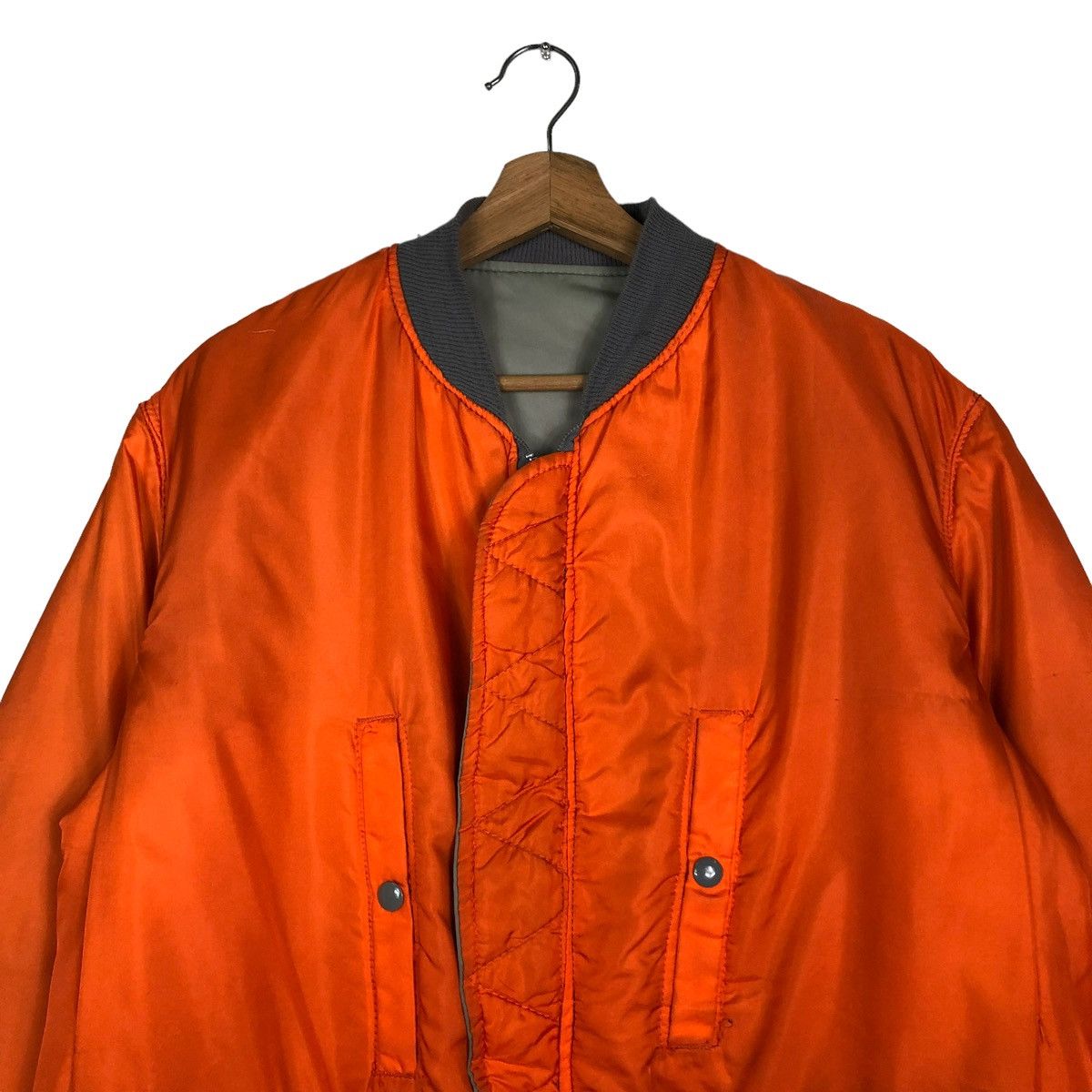 Vintage 🔥VINTAGE REVERSIBLE MA-1 BOMBER JACKET ALPHA INDUSTRIES Size US M / EU 48-50 / 2 - 16 Thumbnail