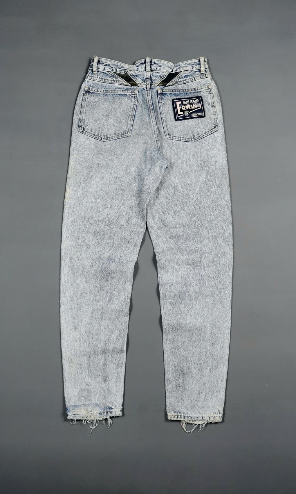 Edwin Vintage Edwin Distressed Tapered Jeans Size US 28 / EU 44 - 6 Thumbnail