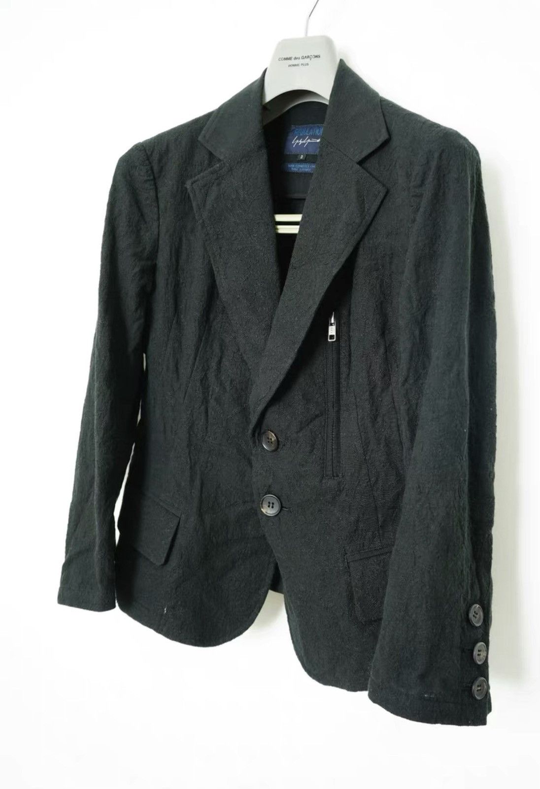Yohji Yamamoto Yohji Yamamoto Jacquard Embroidered Blazer Size US S / EU 44-46 / 1 - 2 Thumbnail