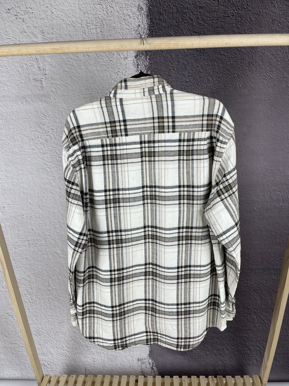 Flannel × Japanese Brand Thruxton Work checkered flannel Japanese ls shirt Size US XL / EU 56 / 4 - 3 Thumbnail