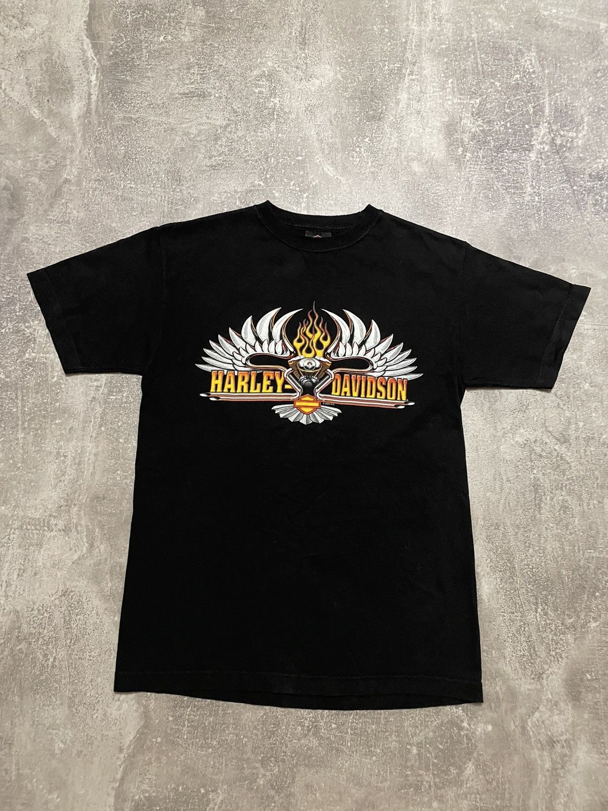 Harley Davidson × Vintage Vintage Harley Davidson 2004 Reflective Logo T-Shirt Size US M / EU 48-50 / 2 - 1 Thumbnail