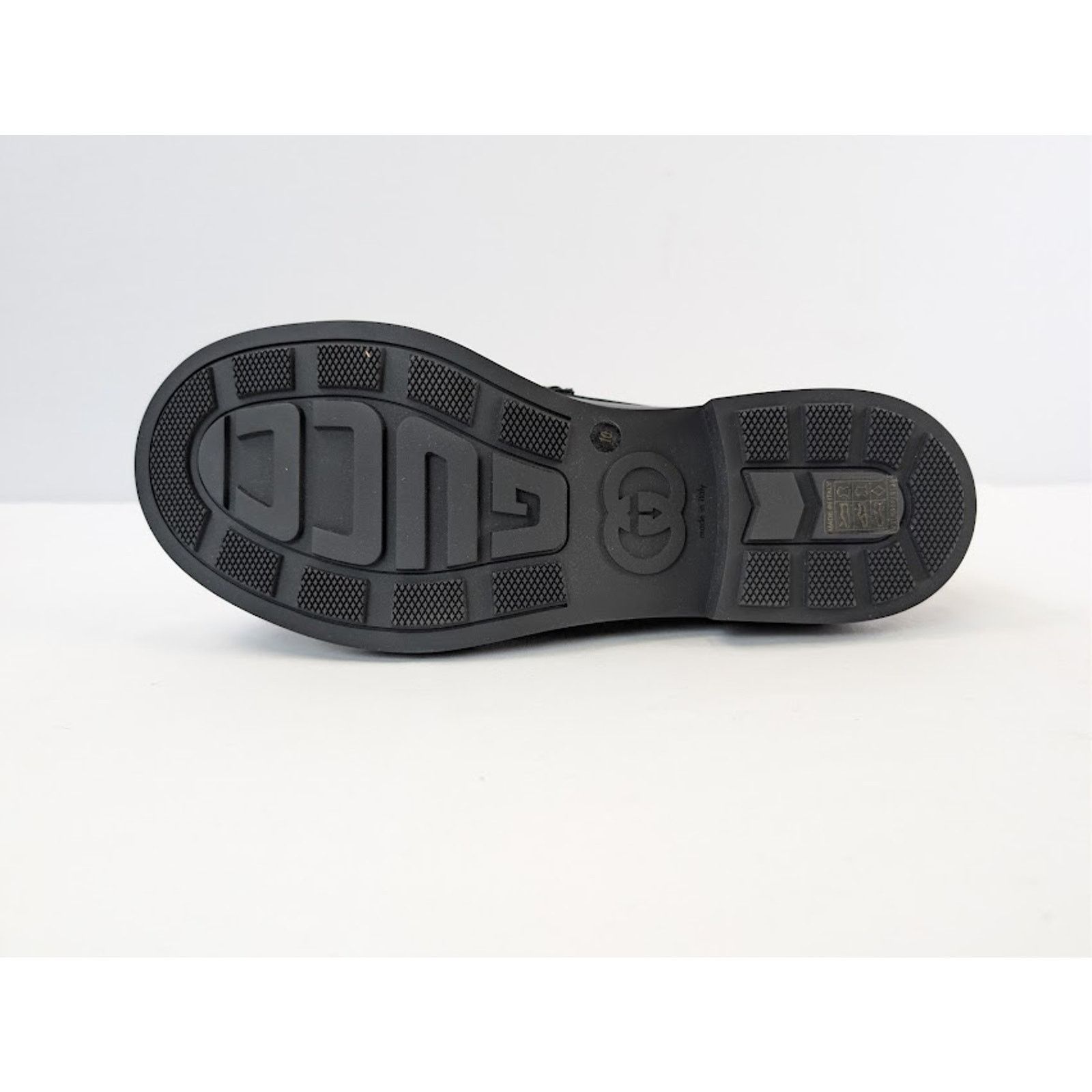 Gucci o1rshd1 Leather Taemin Moccasin Horsebit Loafer Boots Nero Size US 11 / EU 44 - 12 Thumbnail