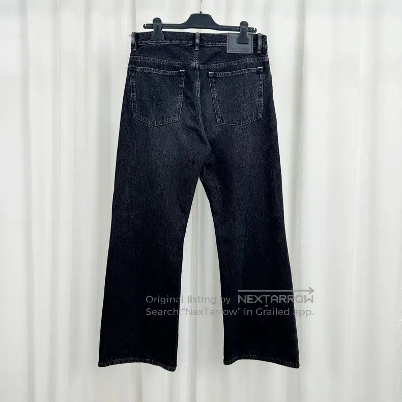 Acne Studios Acne Studios 2021M Series Black Washed Denim Long Pants Size US 31 - 2 Thumbnail