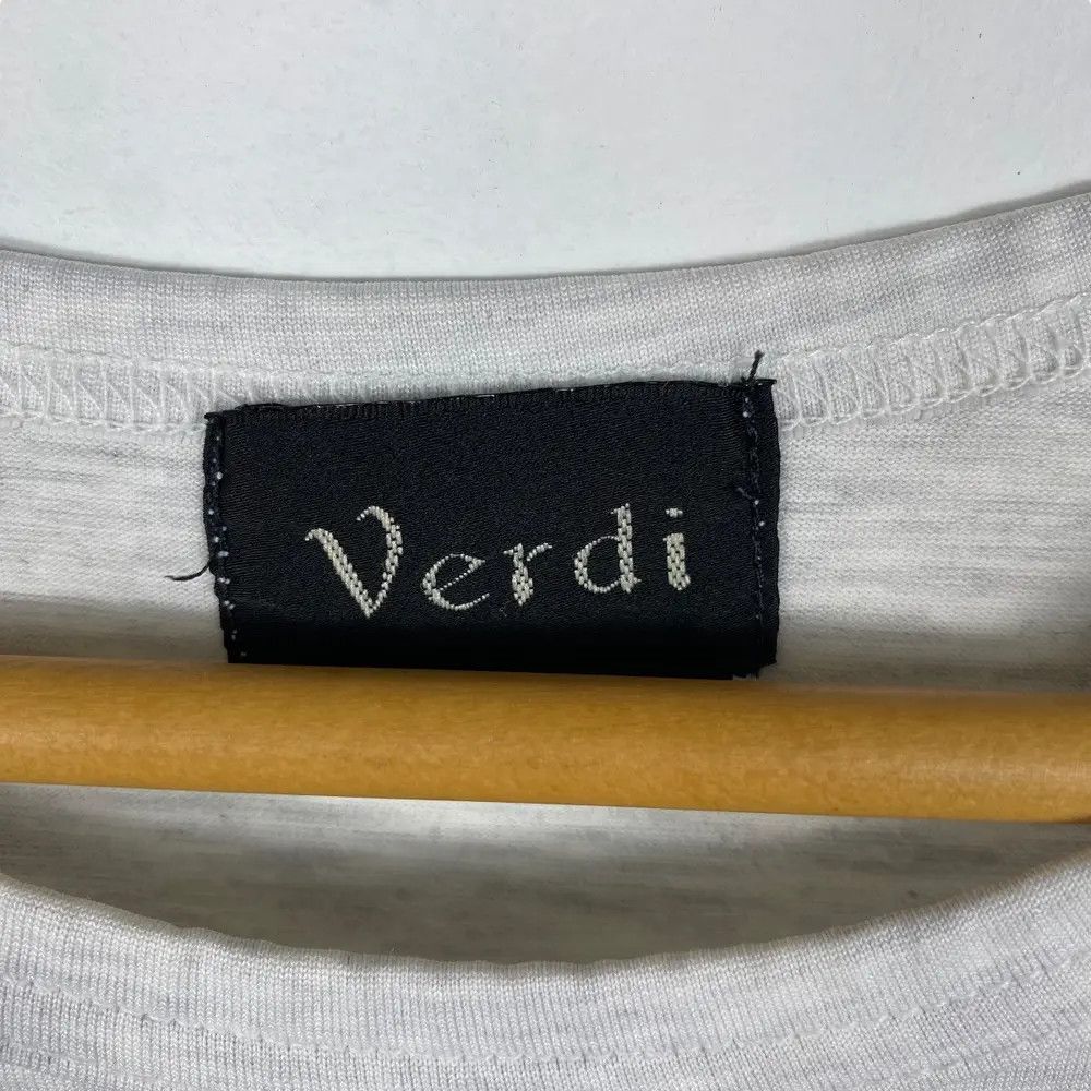 Vintage Vintage 90's VERDI Cat & Butterfly Teletrend Graphic Art Tee Size US M / EU 48-50 / 2 - 6 Thumbnail
