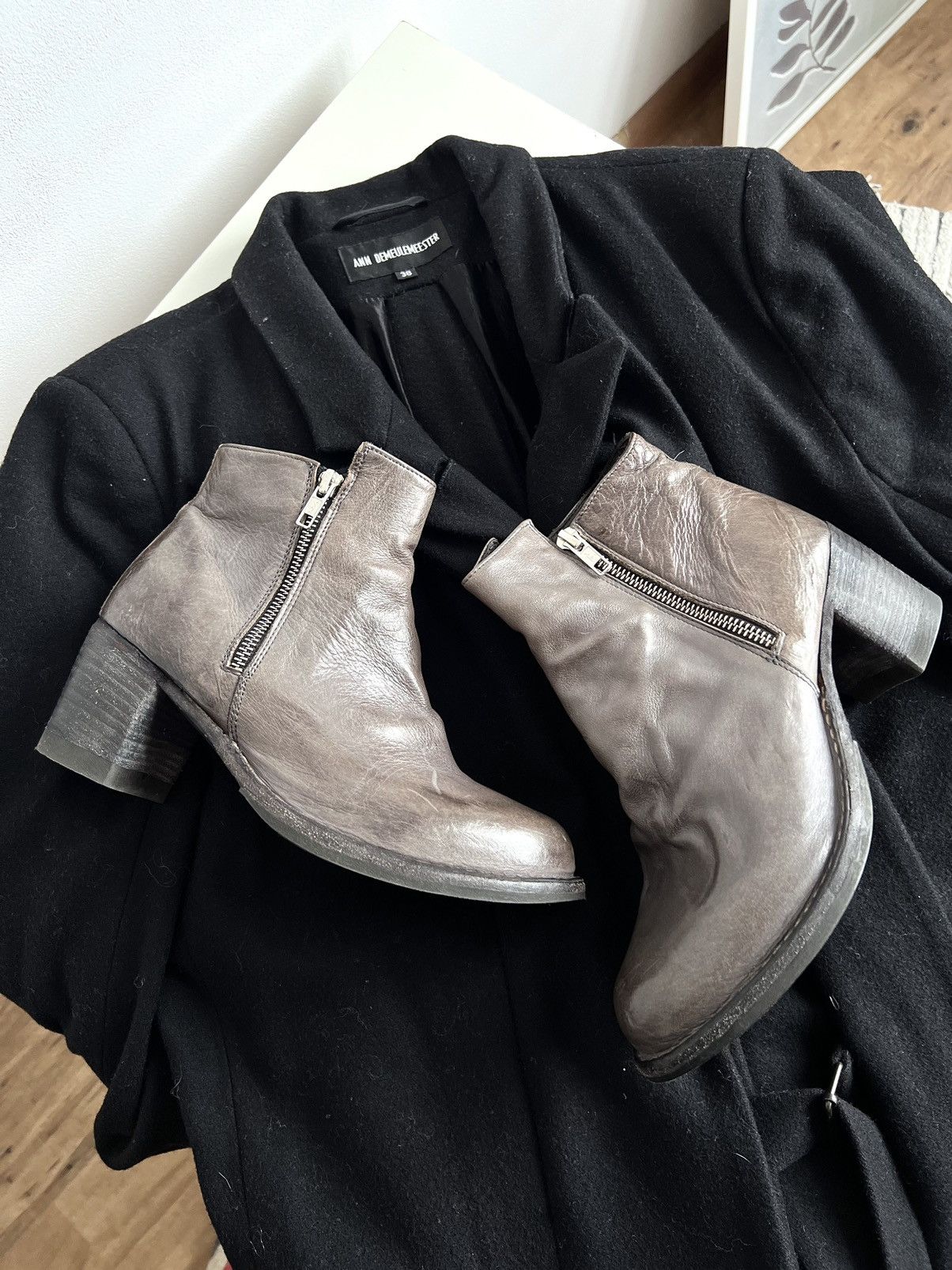 Guidi Officine Creative Guidi like Avantgarde Two Zip Boots Size US 8.5 / IT 38.5 - 11 Thumbnail