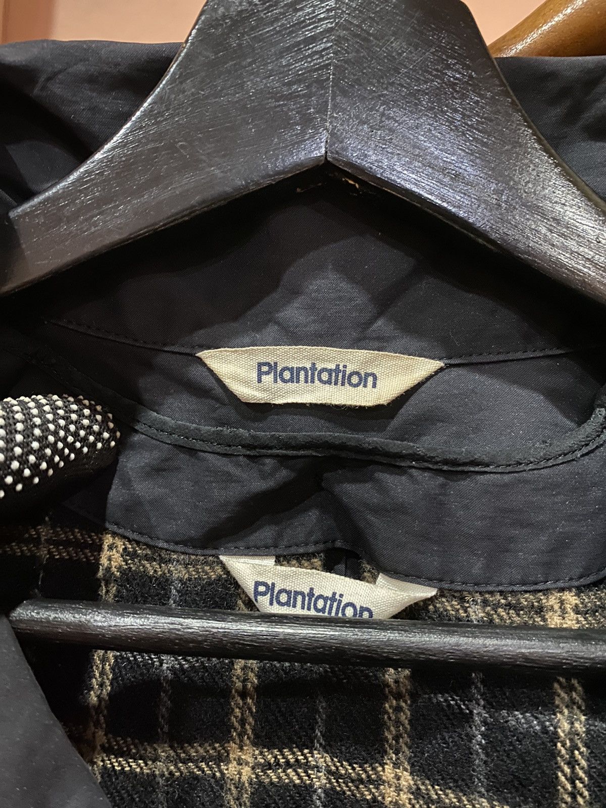 Issey Miyake Plantation Oversized Coat with Plaid Lining – Black Size US L / EU 52-54 / 3 - 4 Thumbnail