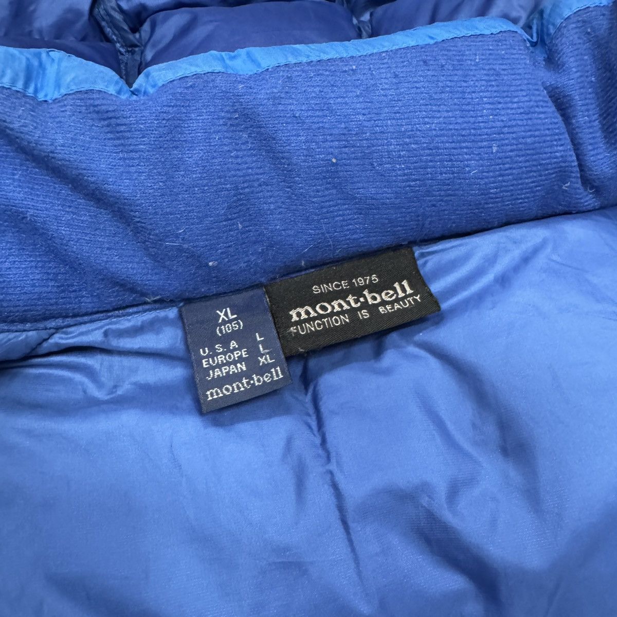 Montbell Montbell EX800 Blue Down Windstopper Jacket Men Size L Size US L / EU 52-54 / 3 - 17 Thumbnail