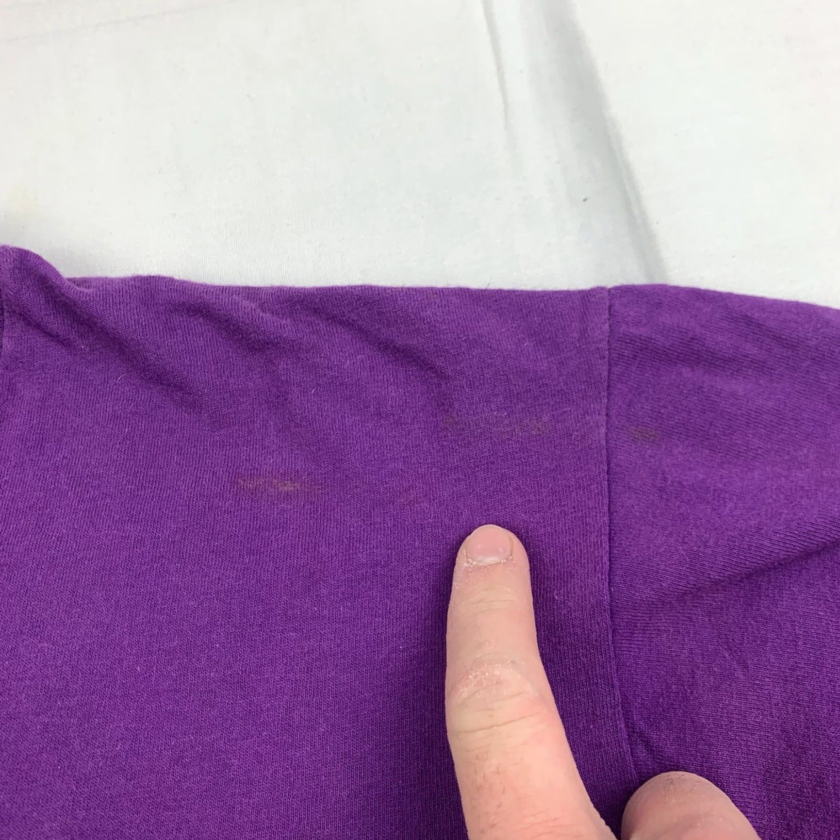 Anvil VINTAGE Anvil Shirt Adult Large Purple Religion 90s God Jesus Church Event -Mens- Size US L / EU 52-54 / 3 - 4 Thumbnail