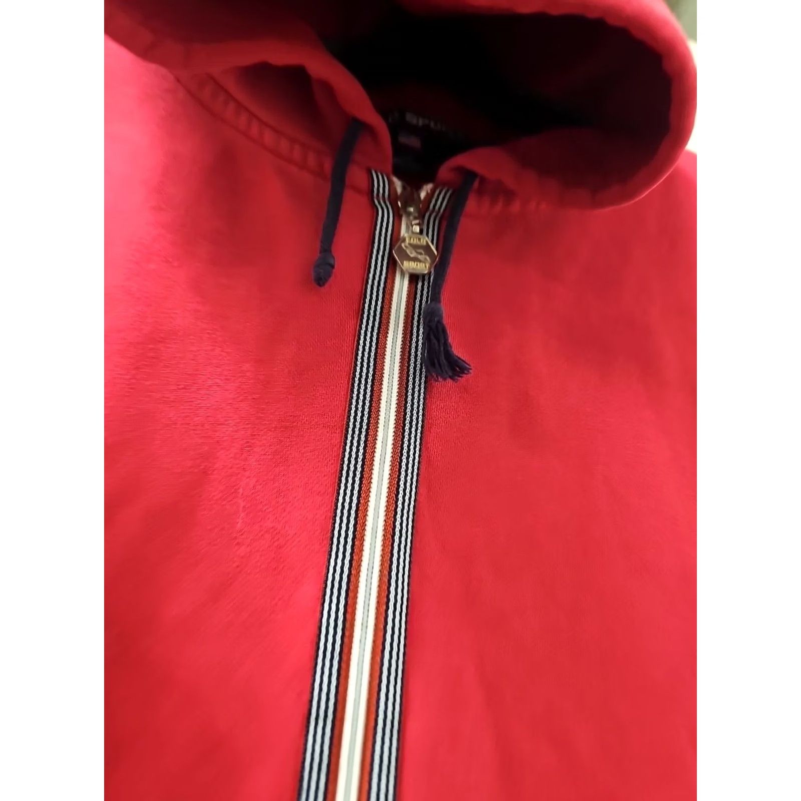 Ralph Lauren VINTAGE POLO SPORT RALPH LAUREN HOODIE 2XL MEN Red Embroidered Polo Sport ZIP Full Zip Pockets 90s Windows Logo Rare Size US XXL / EU 58 / 5 - 3 Thumbnail