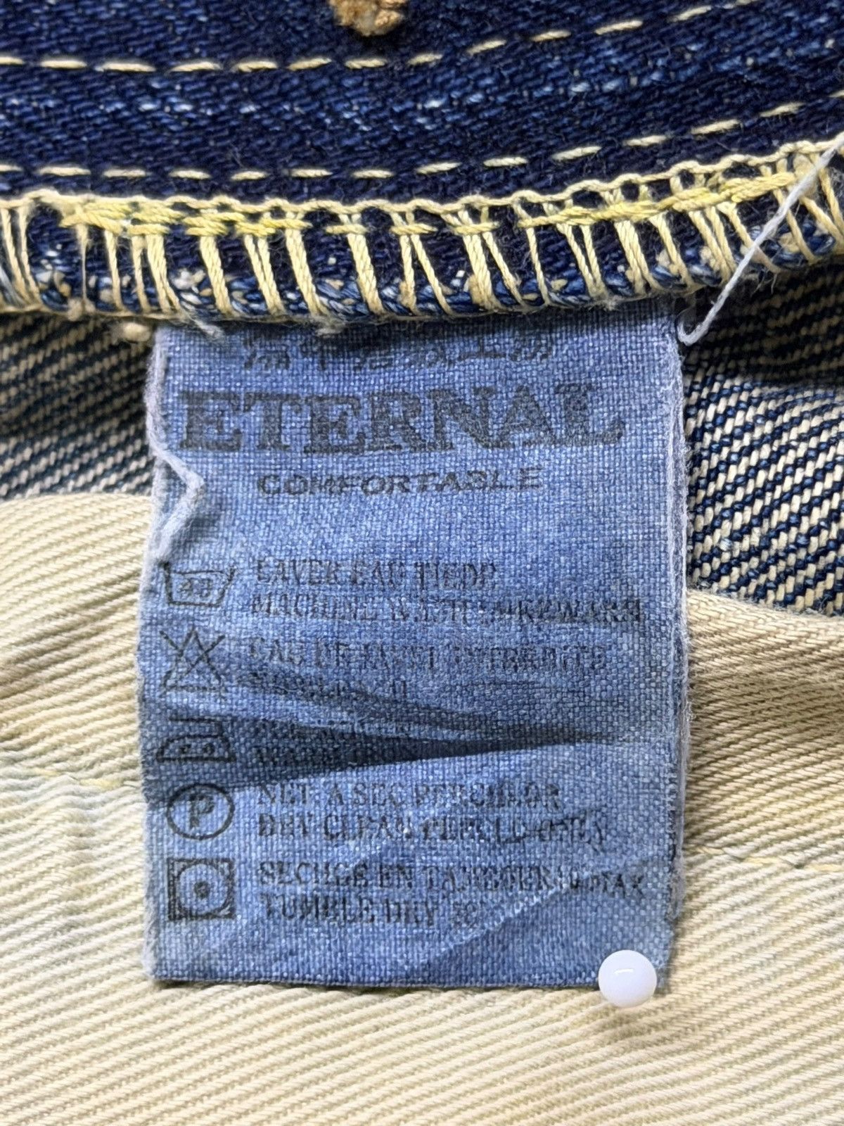 Eternal Vintage Eternal Made In Japan Selvedge Denim Jeans | W32 Size US 32 / EU 48 - 16 Thumbnail
