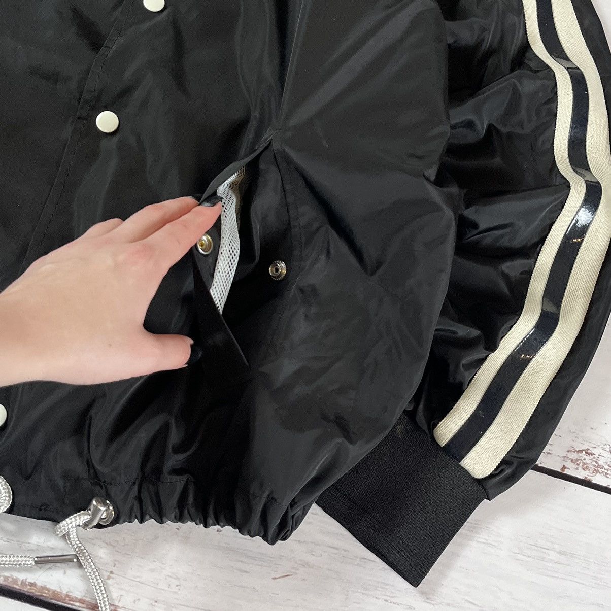 Diesel Windbreaker Diesel J-Akito Relahed Fit Black Zip Jacket Y2K Size US S / EU 44-46 / 1 - 7 Thumbnail