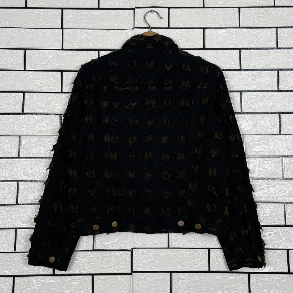 Japanese Brand Arti Balafon Textured Design Women Jacket Size M / US 6-8 / IT 42-44 - 7 Thumbnail
