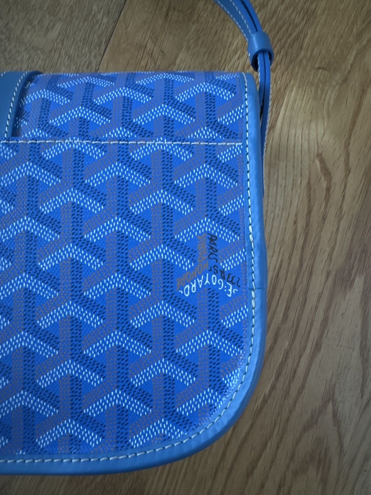 Goyard Authentic - GOYARD BELVEDERE II SKY BLUE PM MESSENGER BAG Size ONE SIZE - 23 Thumbnail