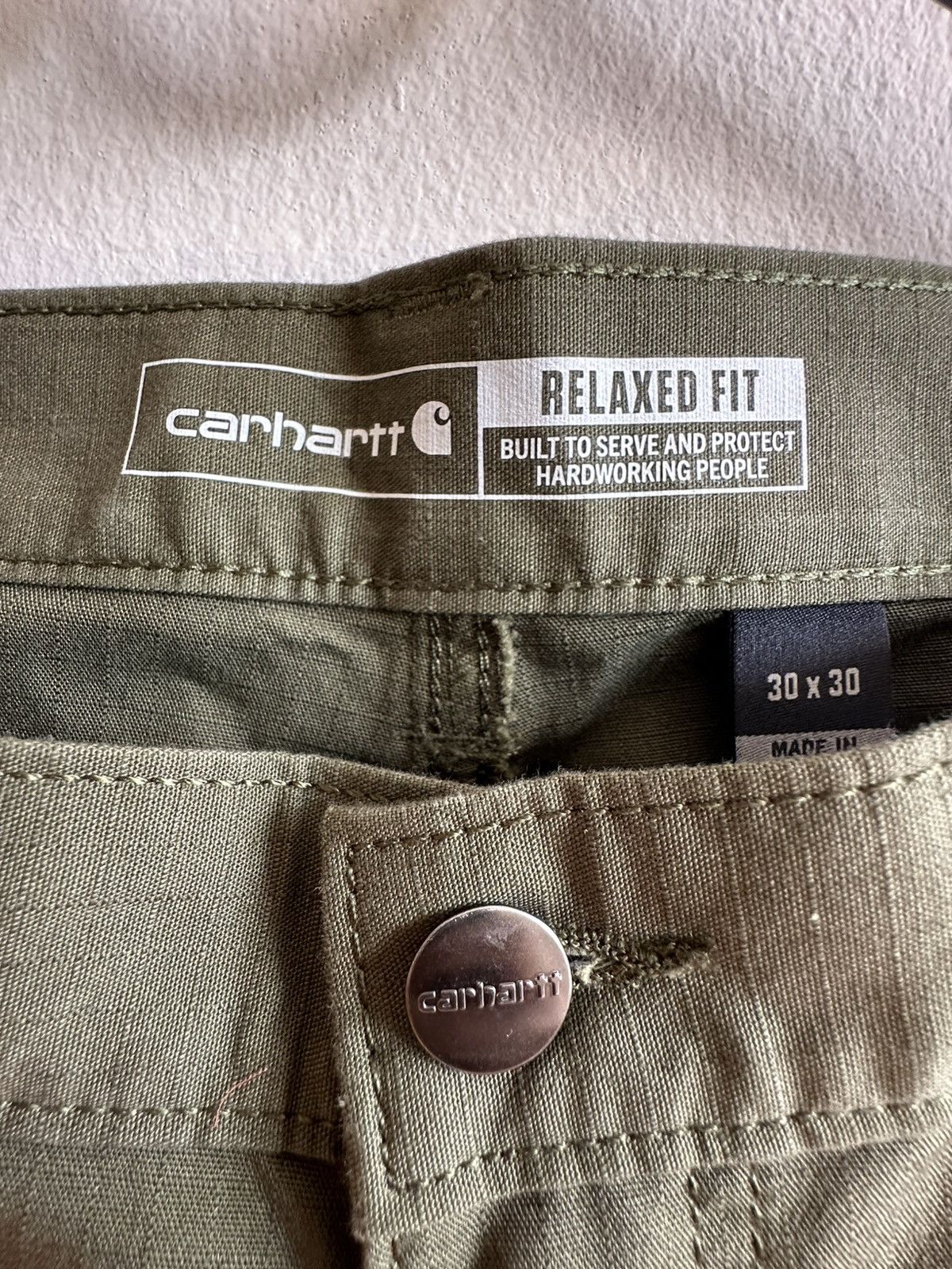 Carhartt Carhartt Green Cargo Work Pants Size US 30 / EU 46 - 3 Thumbnail