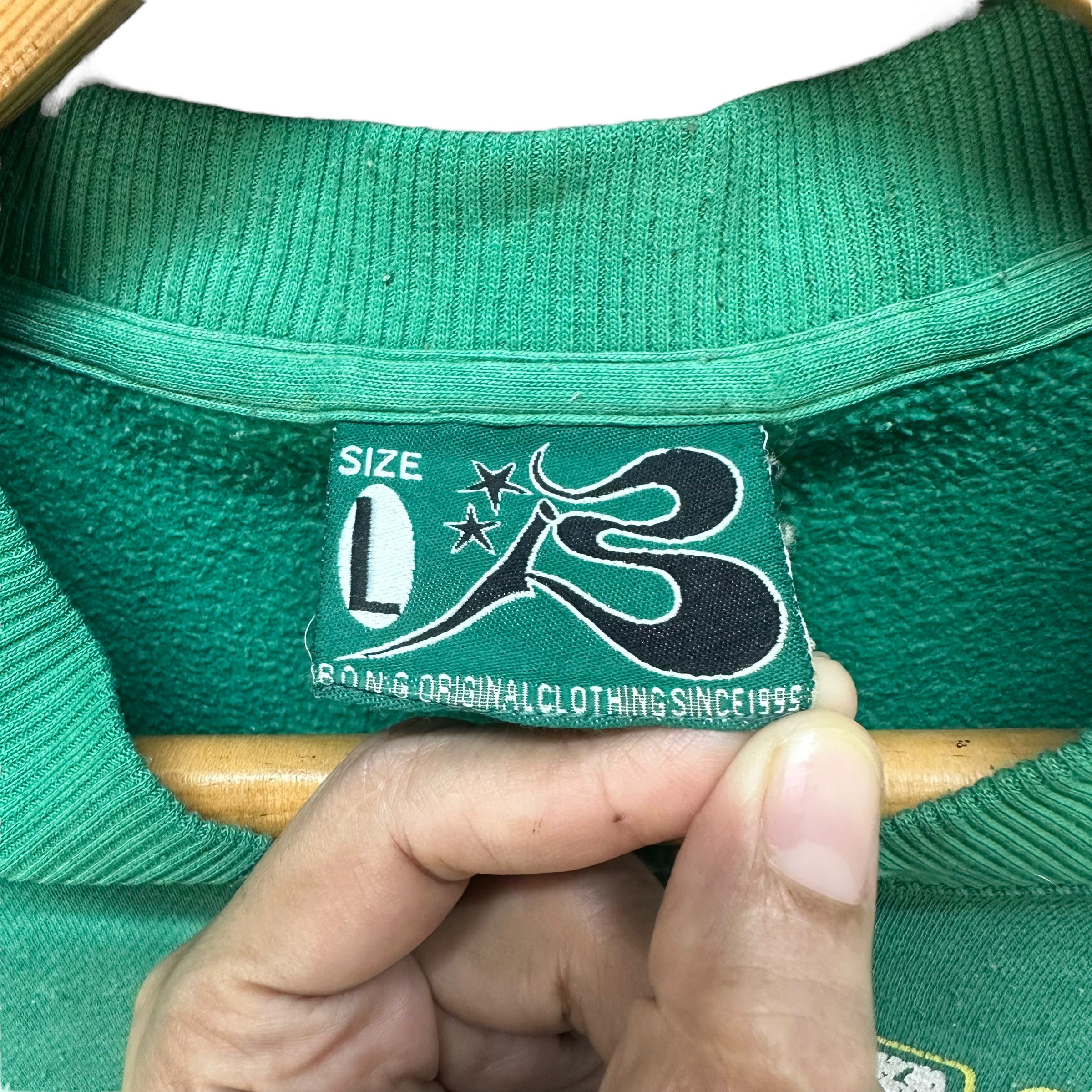 Japanese Brand BONG UK INTERNATIONAL BOG LOGO SWEATSHIRTS #7734-167 Size US L / EU 52-54 / 3 - 9 Thumbnail