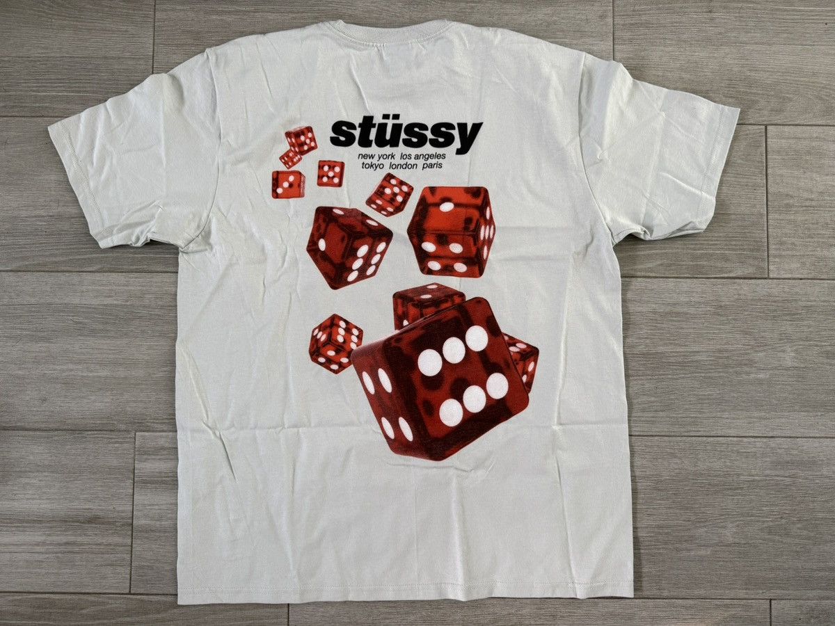 Stussy Men's Stussy Rollers 1905160 Fog Tee T-Shirt Size L Large Size US L / EU 52-54 / 3 - 7 Thumbnail