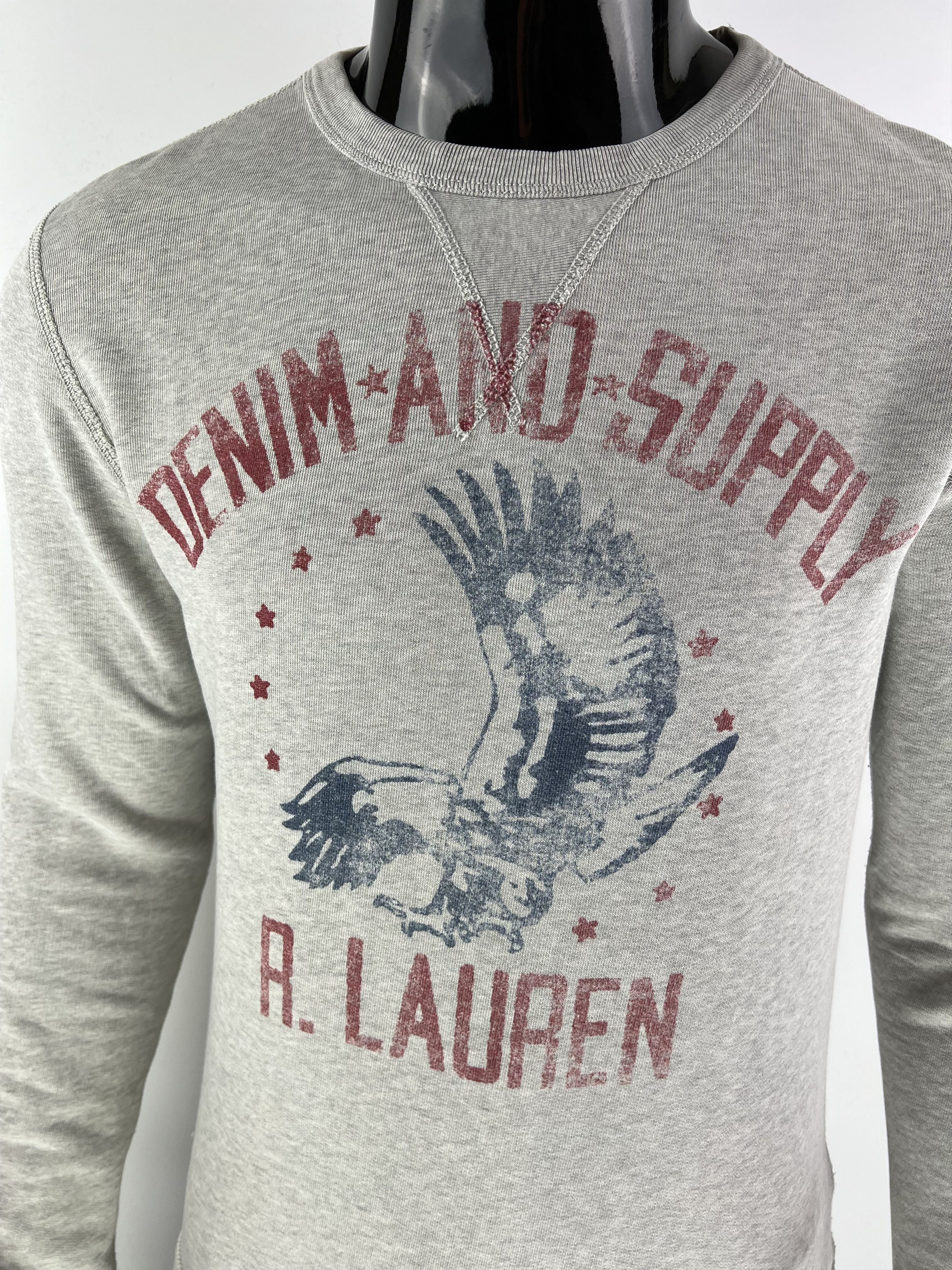 Denim & Supply Ralph Lauren Denim And Supply Ralph Lauren Sweatshirt Eagle Print S/M Size US M / EU 48-50 / 2 - 1 Thumbnail