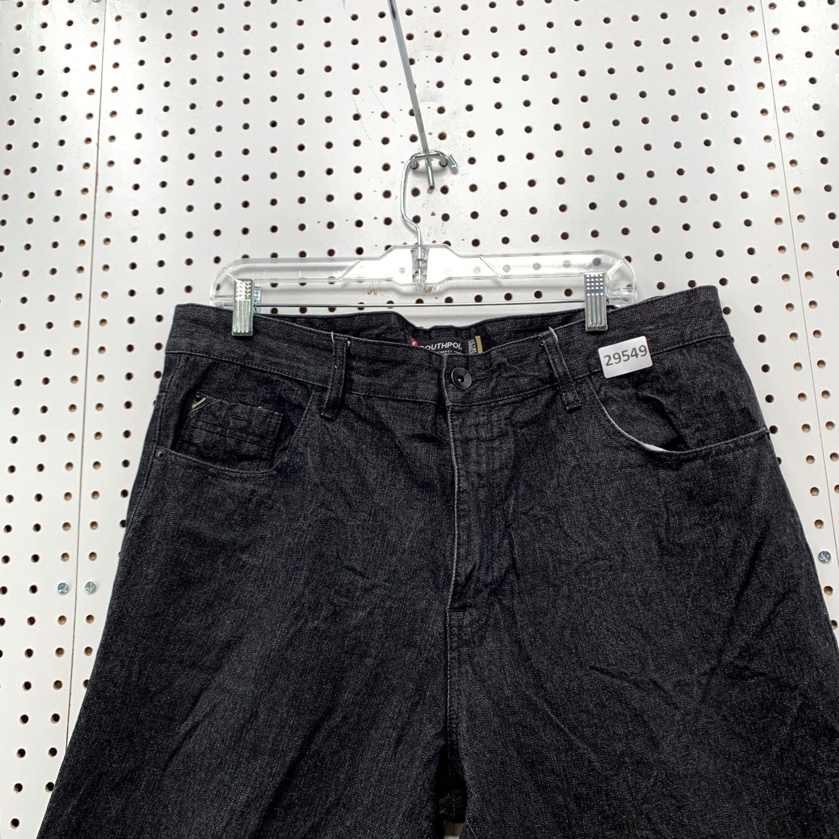 Southpole VINTAGE SouthPole Jeans Mens 38x29 Black Denim Straight Leg 90s Y2K Straight Jeans Mens Size US 38 / EU 54 - 7 Thumbnail