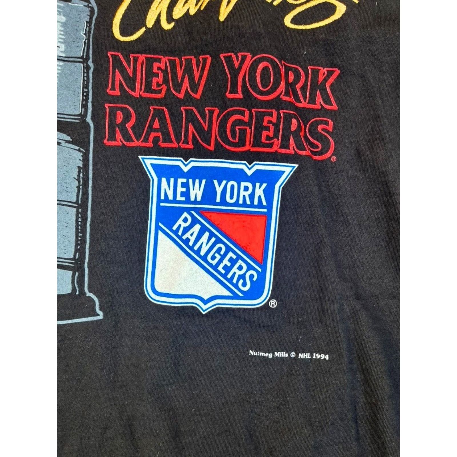 Nutmeg New York Rangers 1994 NHL Stanley Cup Champions Nutmeg Mills Size US M / EU 48-50 / 2 - 5 Thumbnail