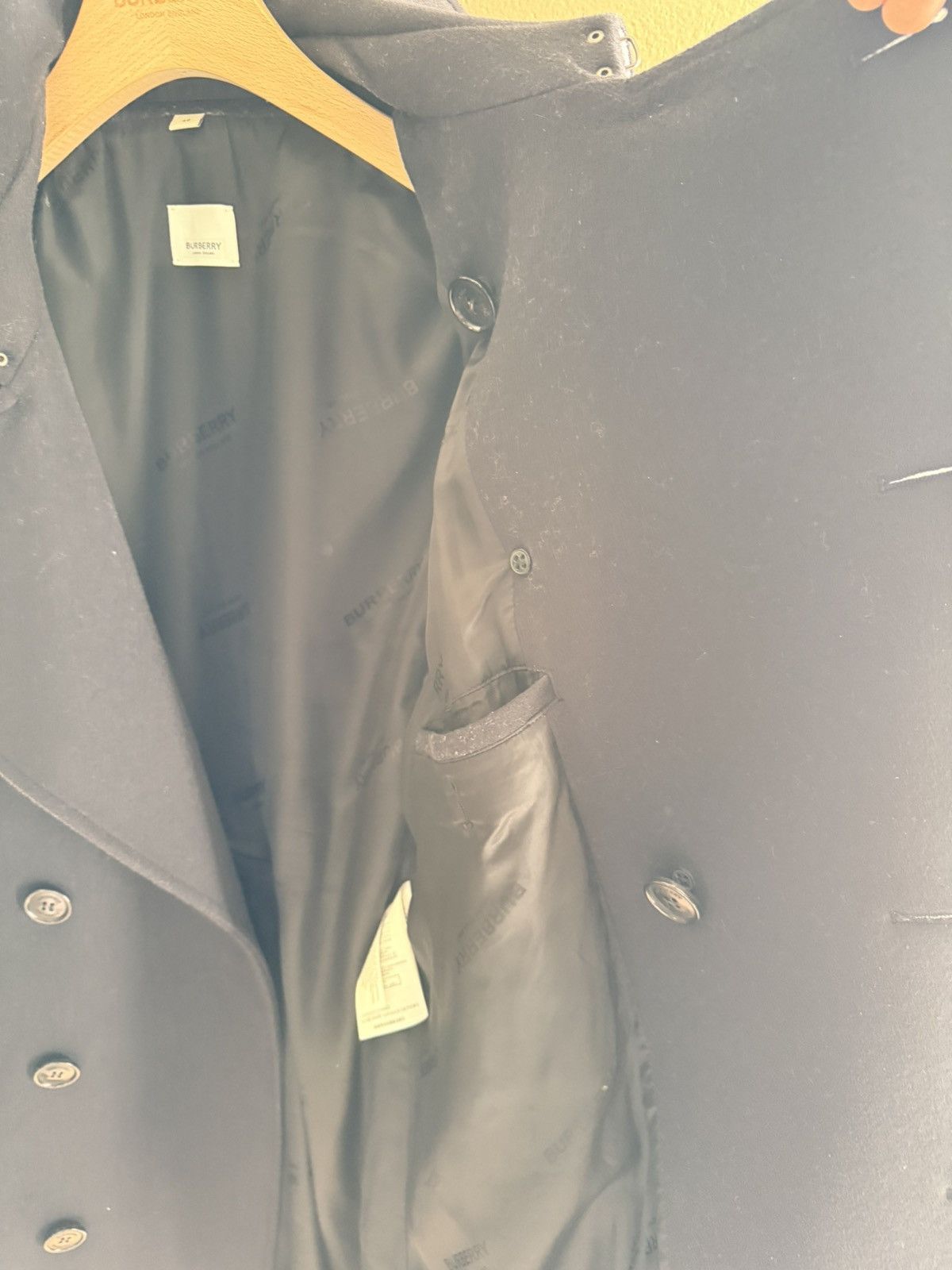 Burberry Burberry navy blue cashmere and wool trench coat IT48 Size US M / EU 48-50 / 2 - 5 Thumbnail