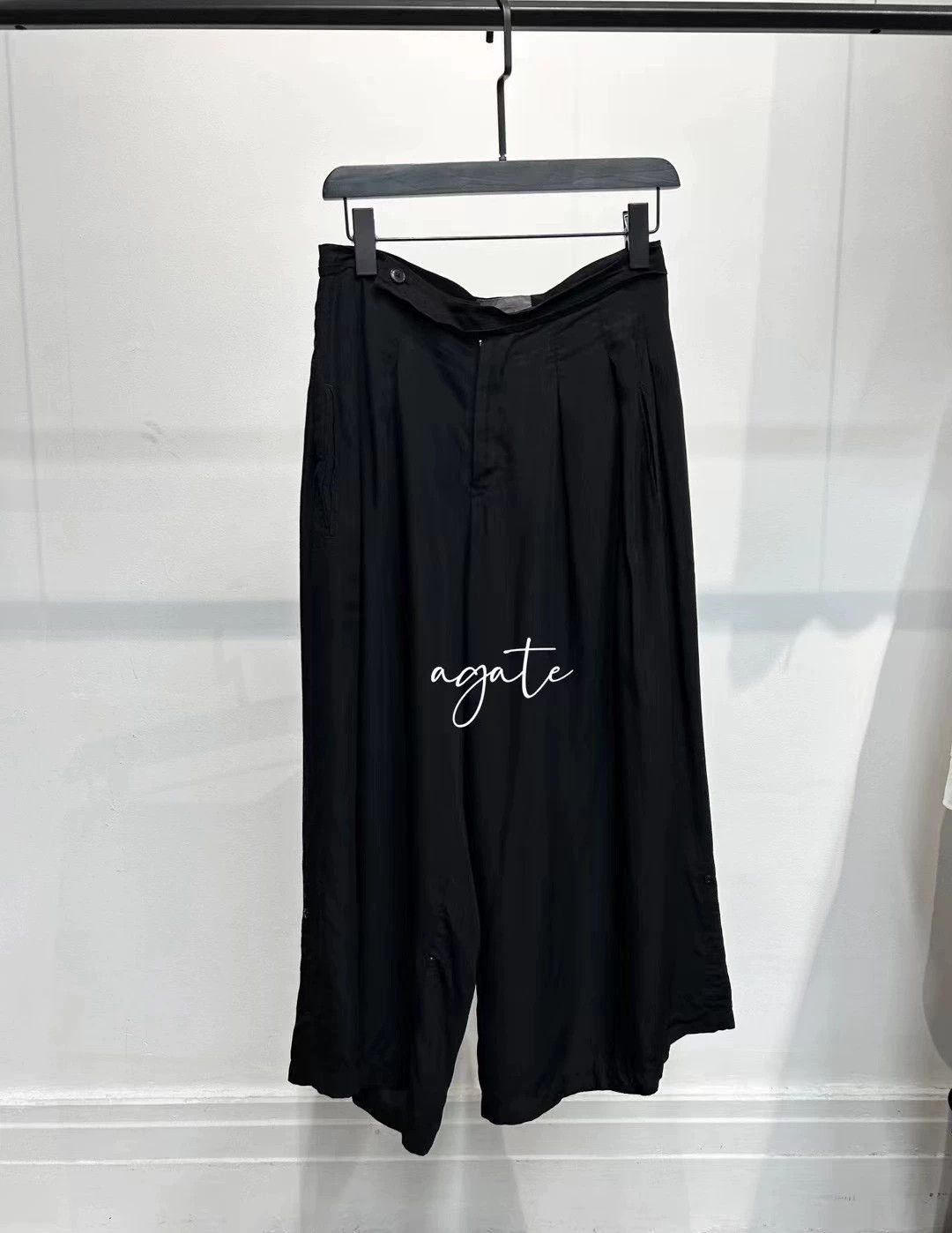 Yohji Yamamoto Yohji Yamamoto Ultra-Light Summer Wide Leg Pants Size 1 Size US 29 - 1 Thumbnail