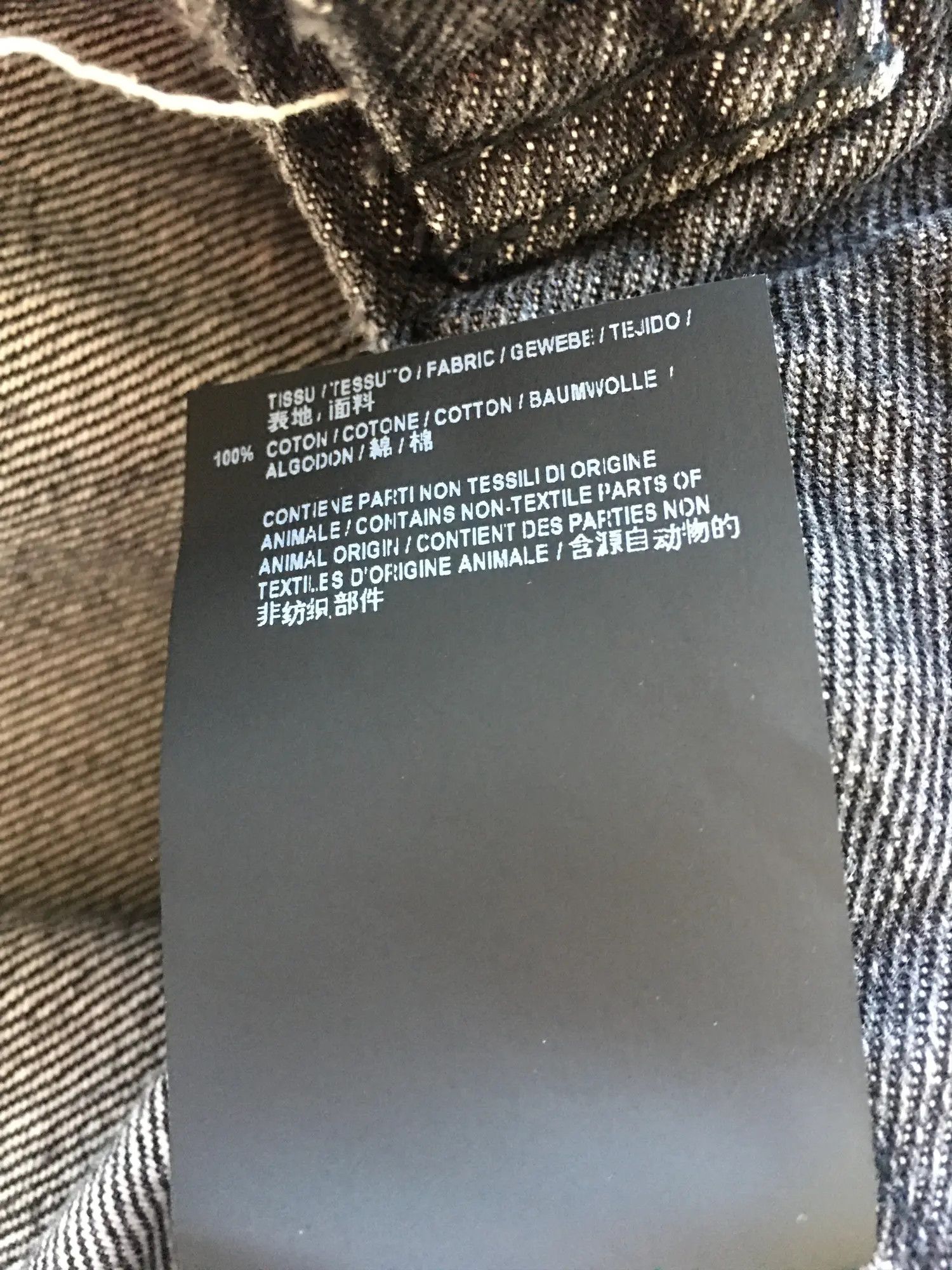 Saint Laurent Paris FW'18 Denim Jacket Ripped Sleeves Size US M / EU 48-50 / 2 - 5 Thumbnail